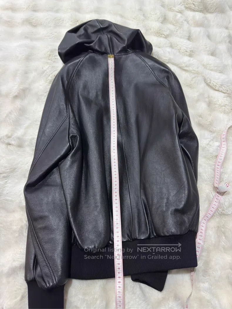 Celine CELINE Lamb Leather Logo Jacket Size US S / EU 44-46 / 1 - 8 Thumbnail