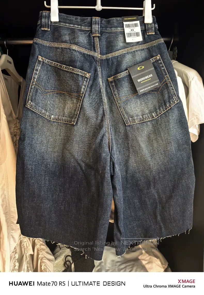 Balenciaga Balenciaga size XS Denim Shorts Size US 27 - 4 Thumbnail
