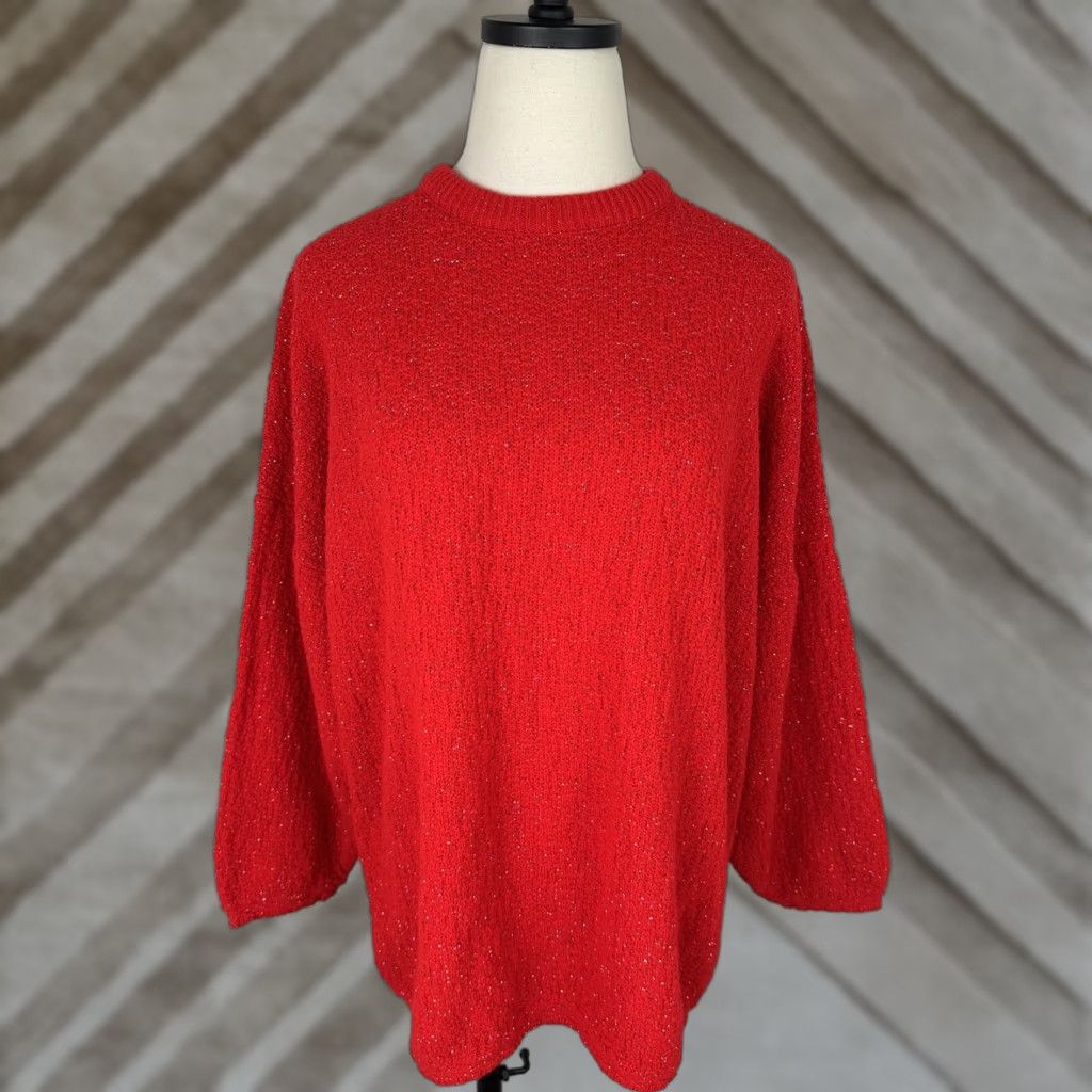 Vintage VINTAGE Miss Scotch English Sweater Womens XL Red Christmas 80s Pullover Knits Size XL / US 12-14 / IT 48-50 - 1 Thumbnail
