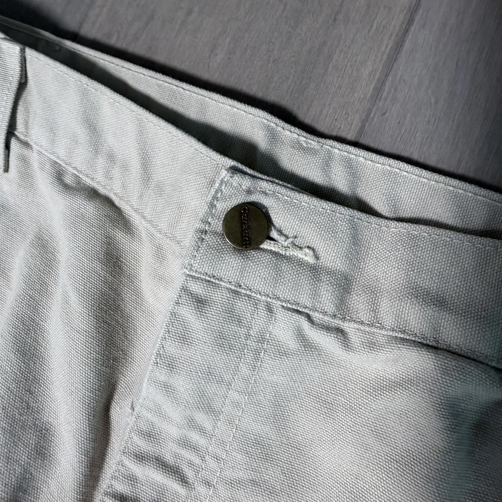 Carhartt Carhartt Men's Light Beige Cotton Work Pants Size 40x30 Size US 40 / EU 56 - 6 Thumbnail
