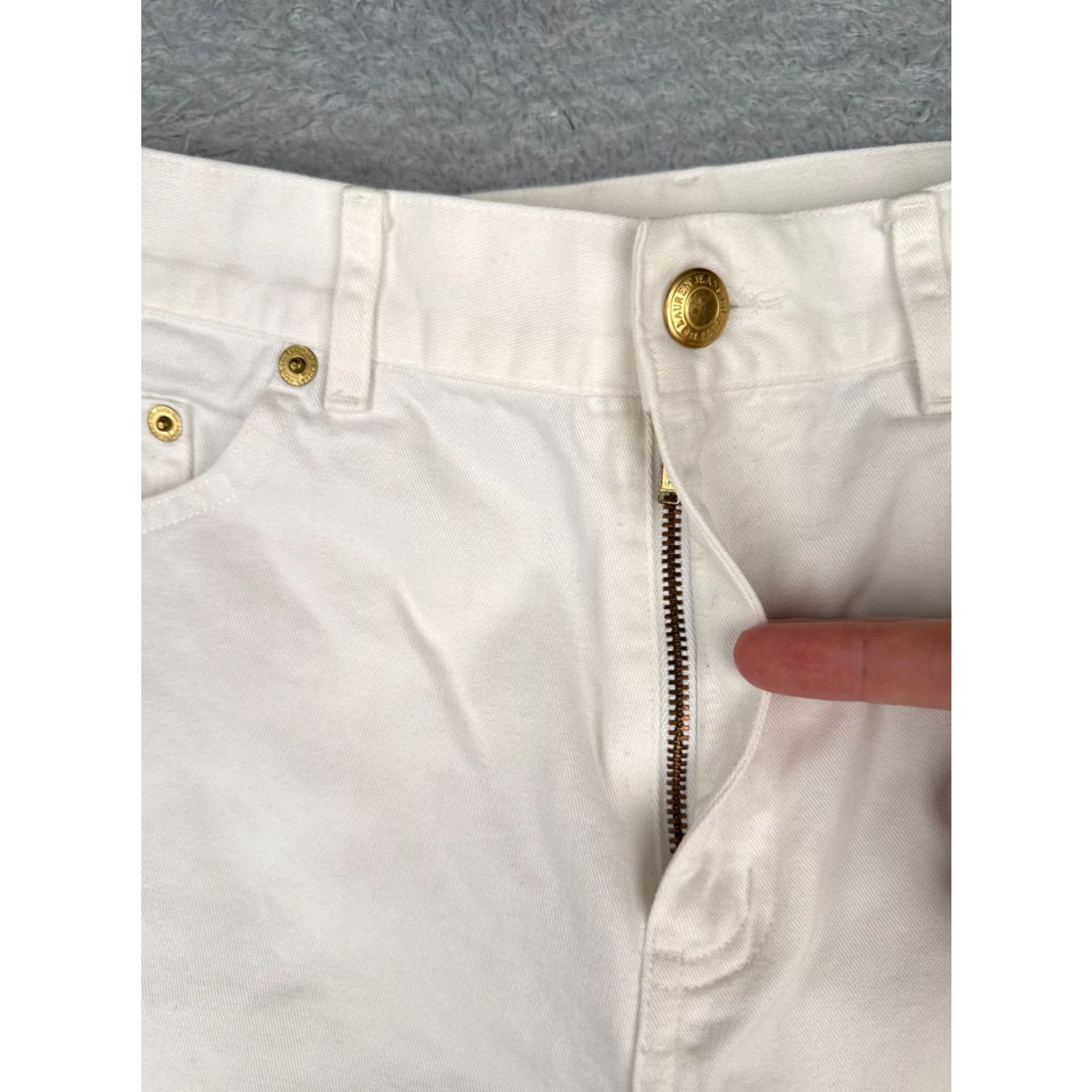 Ralph Lauren Lauren Ralph Lauren Jeans Women 8P White Denim Capri Crop 28 Size 30" / US 8 / IT 44 - 5 Thumbnail