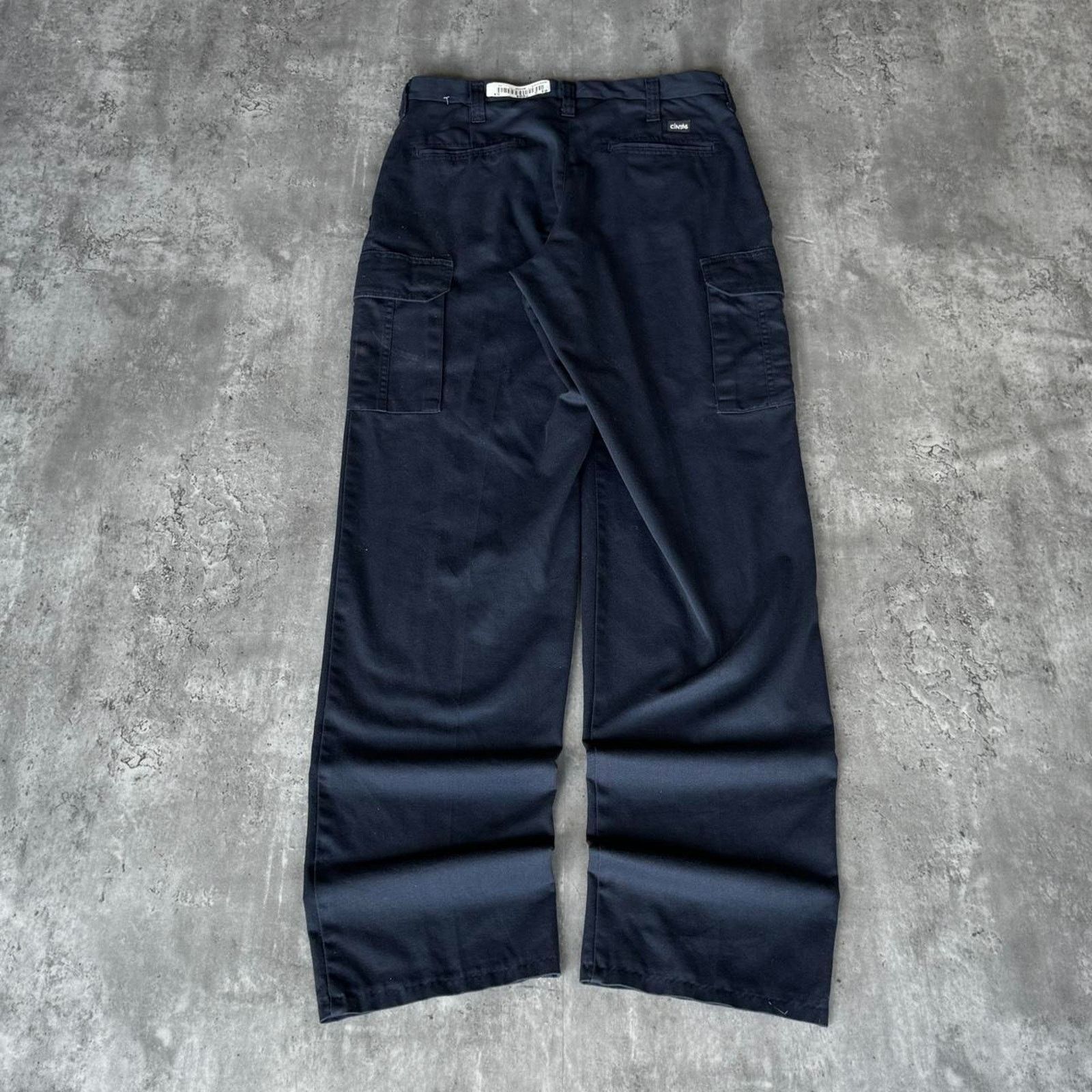 Carhartt × Cintas × Vintage Vintage Y2K Carhartt Style Navy Blue Cargo Technical Pants Size US 31 - 2 Thumbnail