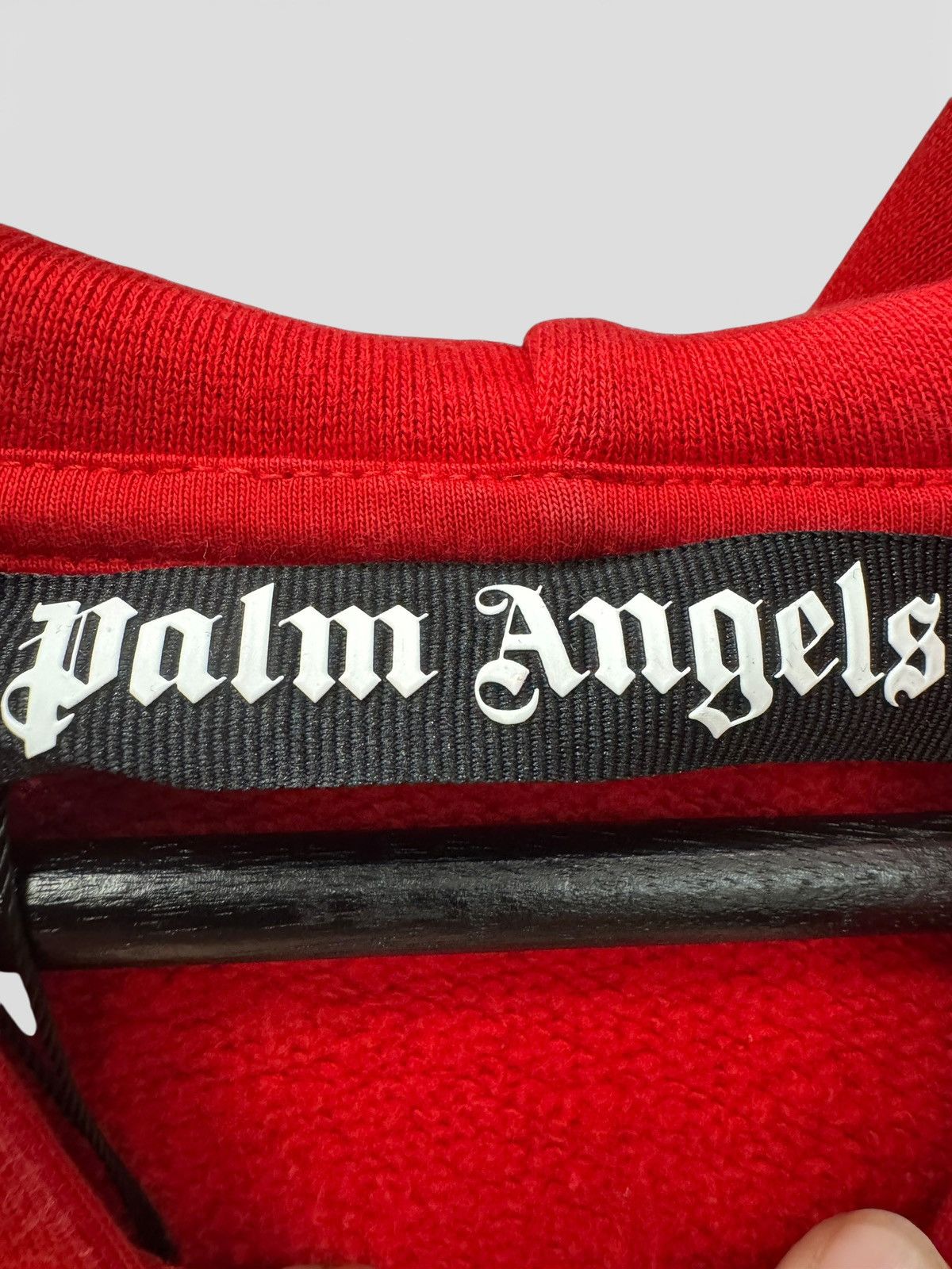 Palm Angels Palm Angels Red Spray Logo Hoodie Size US M / EU 48-50 / 2 - 4 Thumbnail
