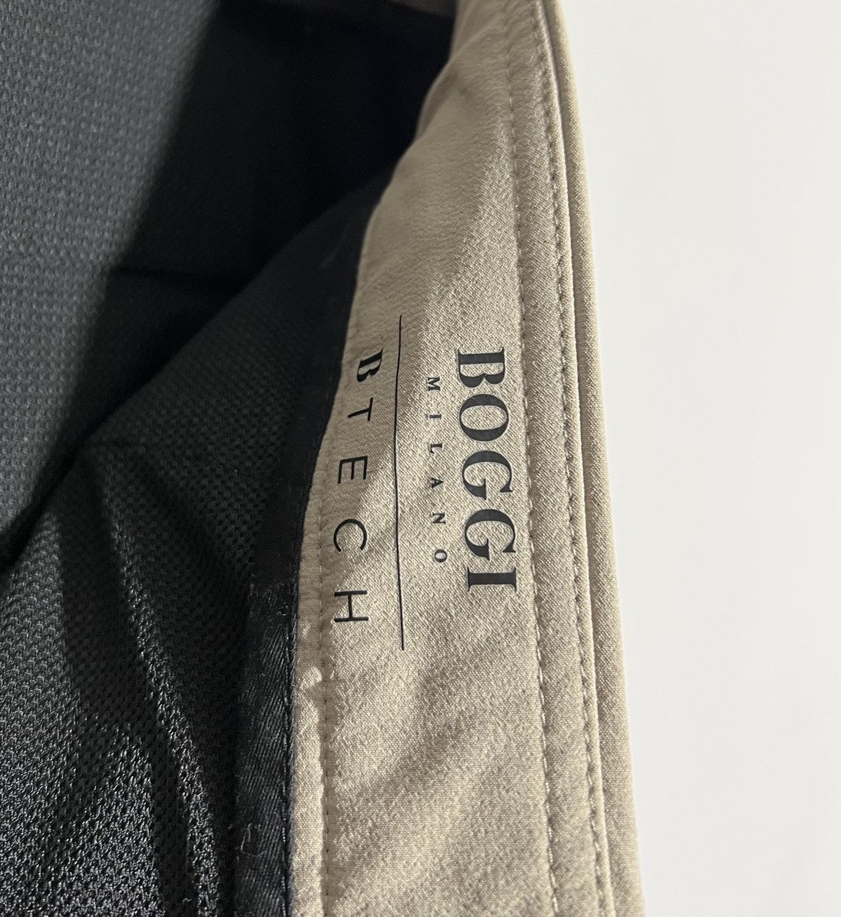 Boggi Boggi Milano B Tech Beige Pants Luxury Trousers Size US 32 / EU 48 - 6 Thumbnail