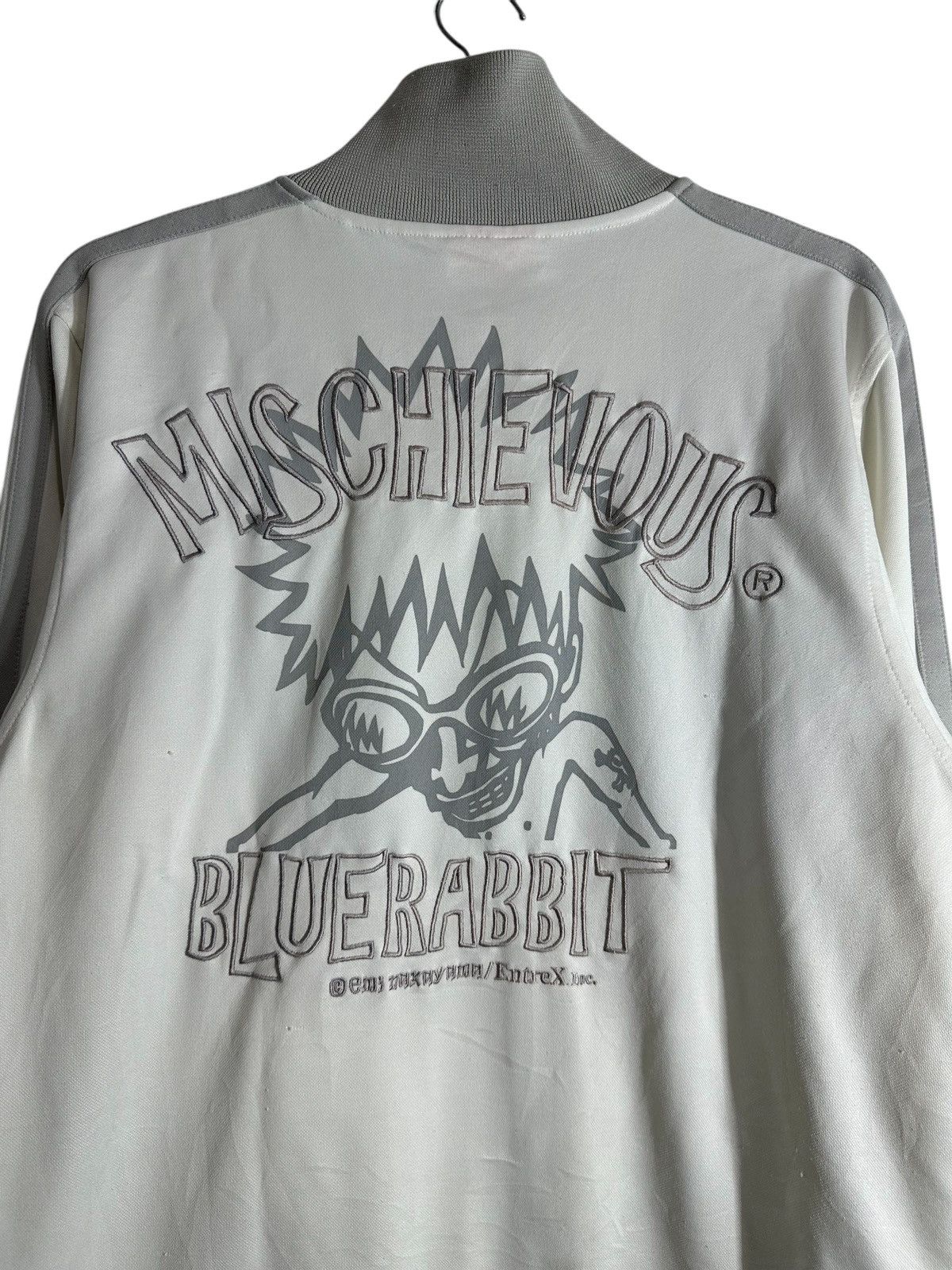 20471120 MISCHIEVOUS BLUE RABBIT SKUNK JACKET KAPITAL LGB STYLE Size US M / EU 48-50 / 2 - 4 Thumbnail