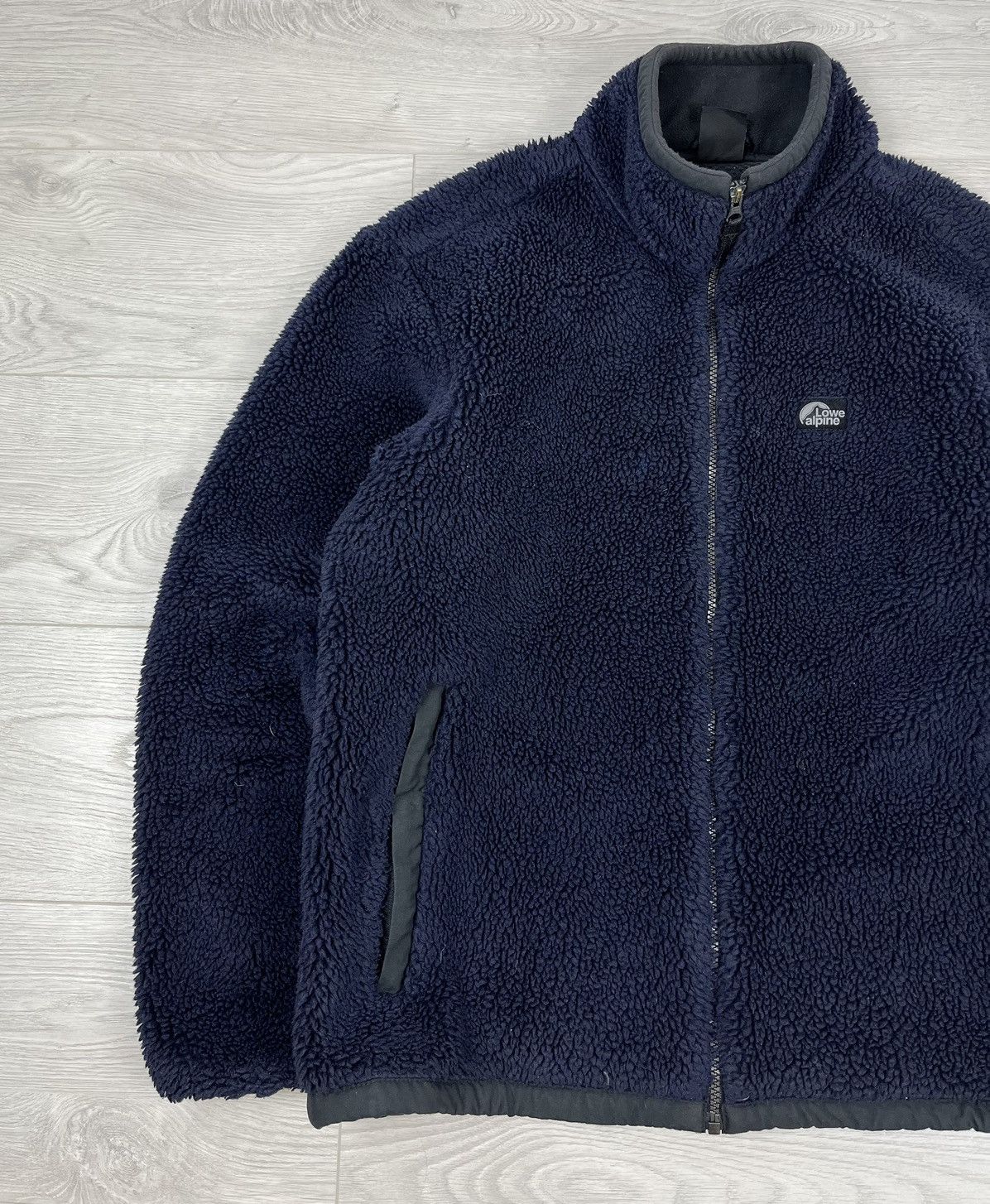 Vintage Lowe Alpine Vintage Teddy Fleece Jacket Size US L / EU 52-54 / 3 - 3 Thumbnail