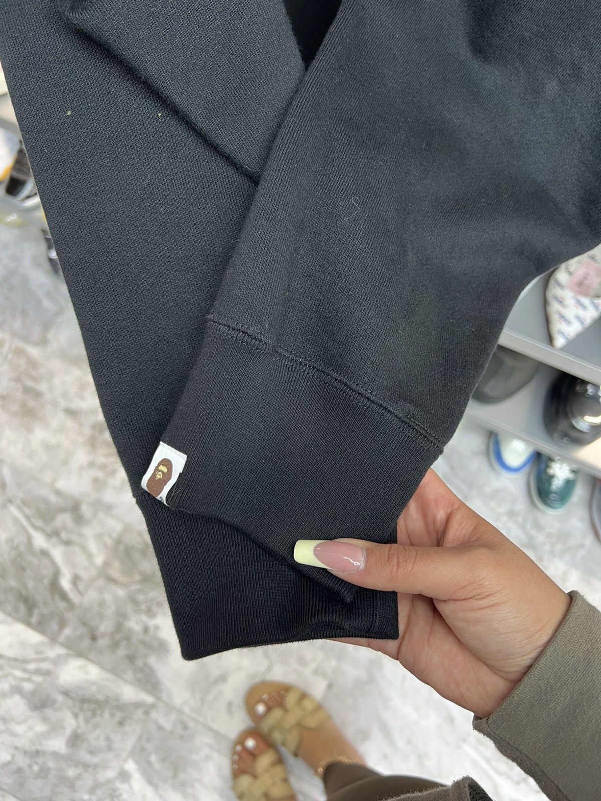 Bape Bape Black Crew Neck Size US XL / EU 56 / 4 - 7 Thumbnail