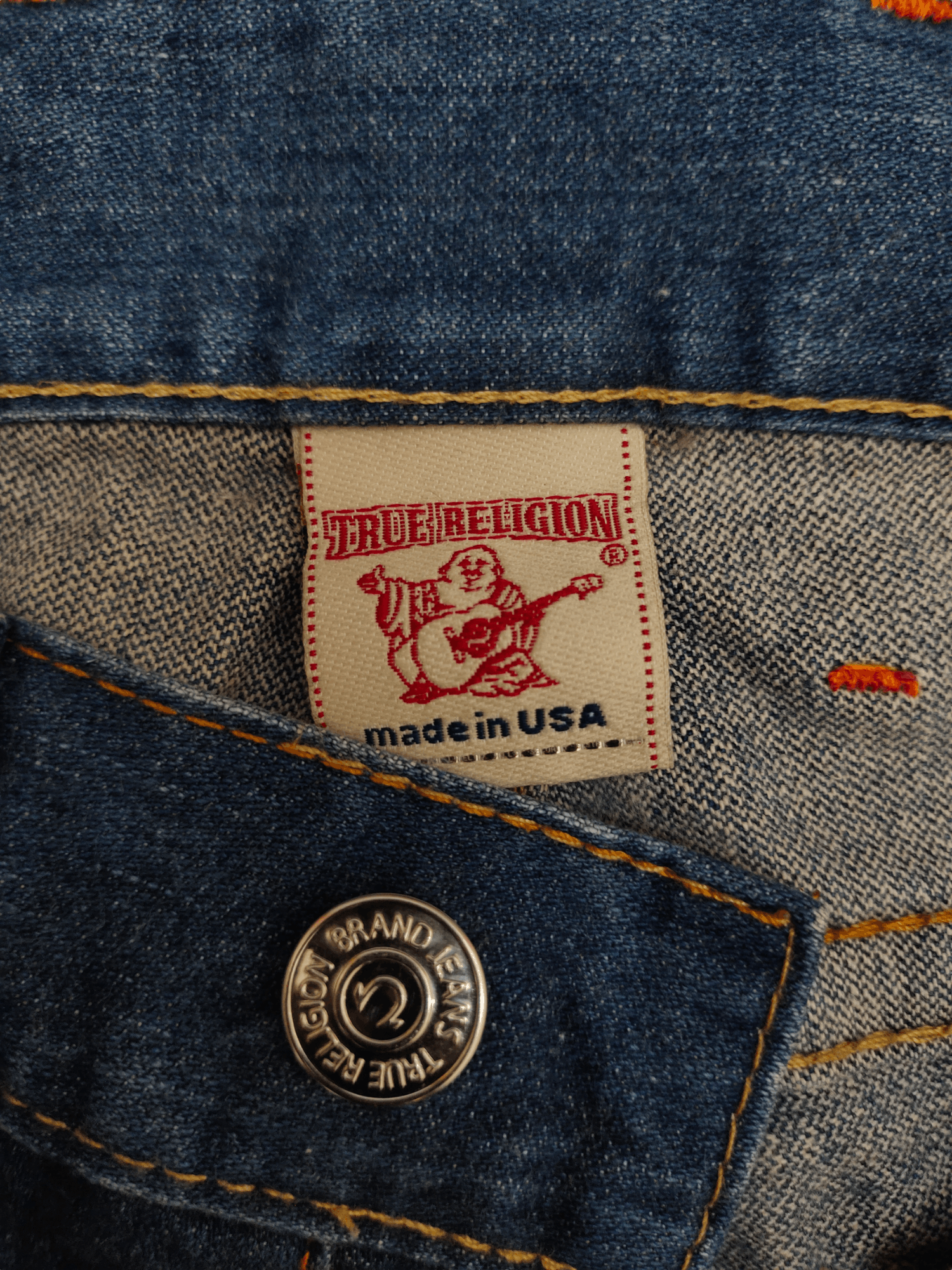 True Religion Vintage Y2k True Religion Logan Denim Jeans Size US 34 / EU 50 - 6 Thumbnail