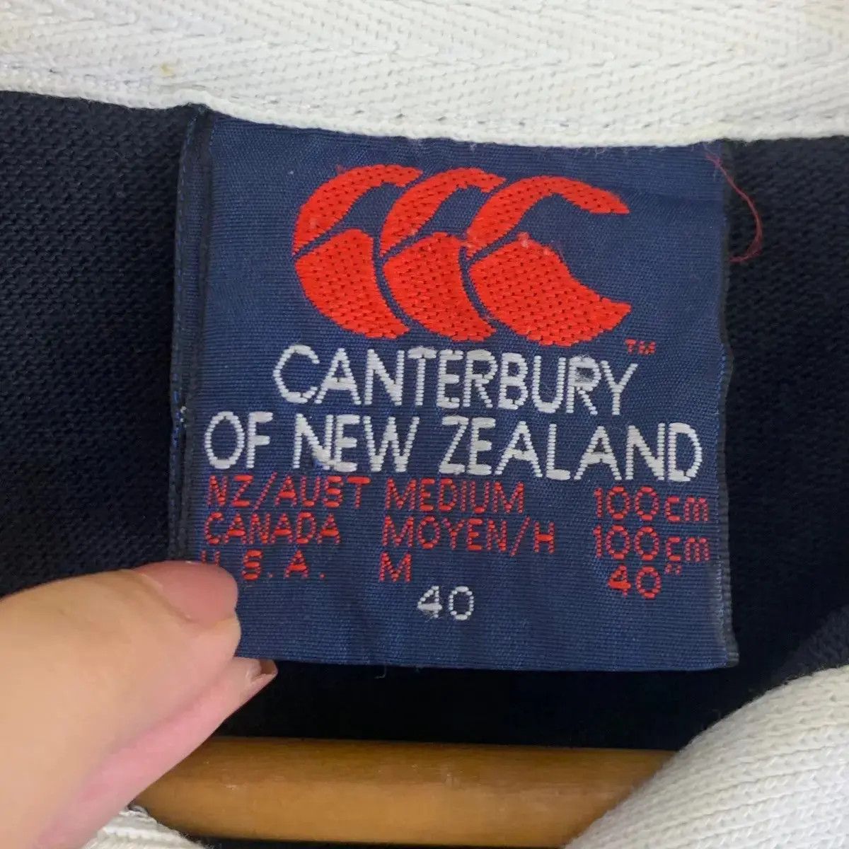 Canterbury of New Zealand Vintage 90’ CANTERBURY ALL BLACKS RUGBY Polo Tee Shirt Size US L / EU 52-54 / 3 - 3 Thumbnail