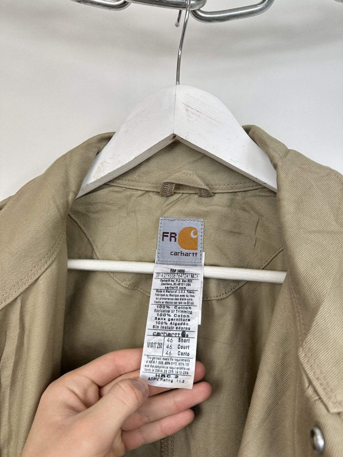 Carhartt Vintage Carhartt Flame Resistant Utility Work Detroit Jacket Size US XL / EU 56 / 4 - 16 Thumbnail