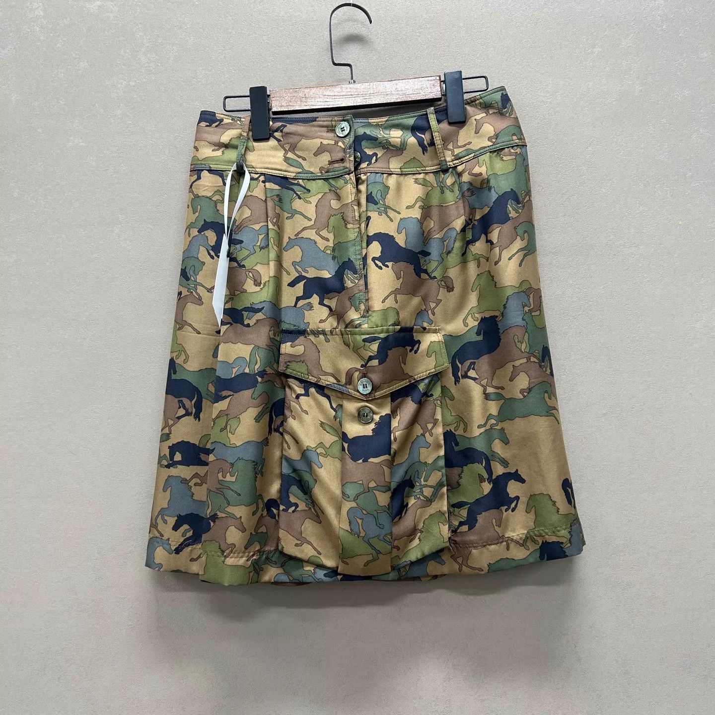 Hermes Hermes Horse Logo Short Skirt 99 New Women's 38 Size 27" / US 4 / IT 40 - 1 Thumbnail