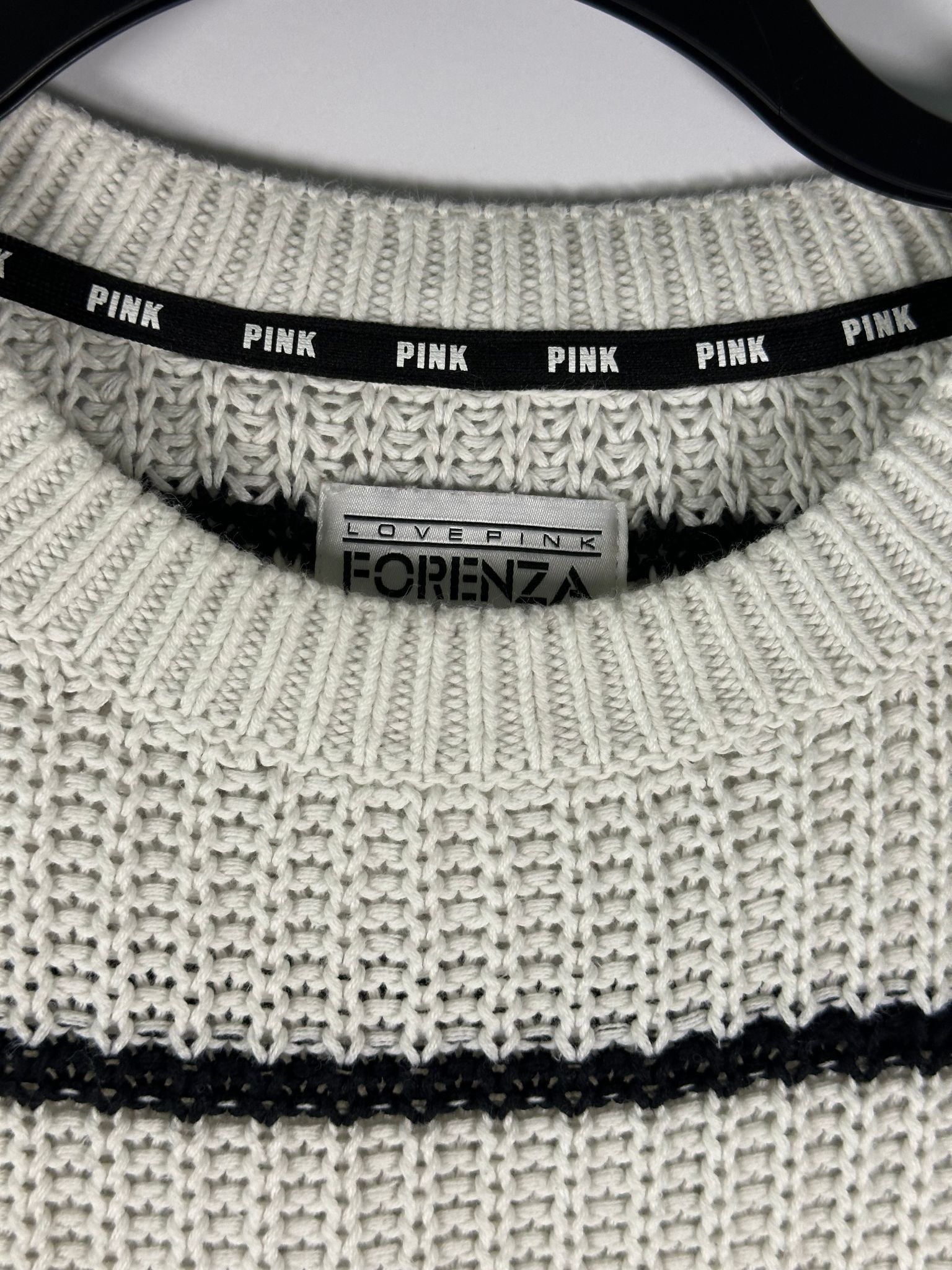 Other Forenza Sweater Womens S Striped Crewneck Pullover White Size S / US 4 / IT 40 - 2 Thumbnail