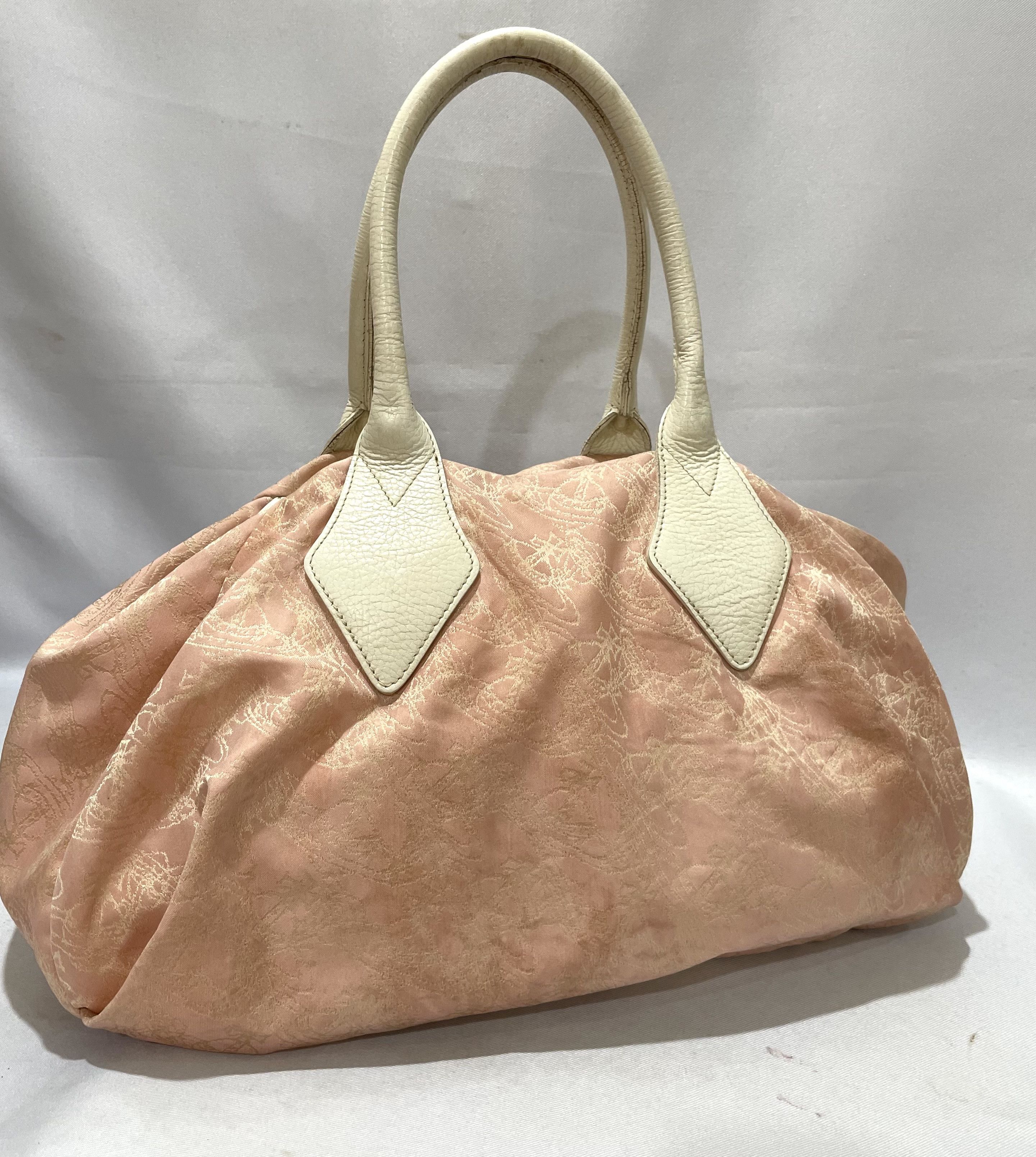 Vivienne Westwood Satin Orb Monogram Pattern Handbag Size ONE SIZE - 7 Thumbnail