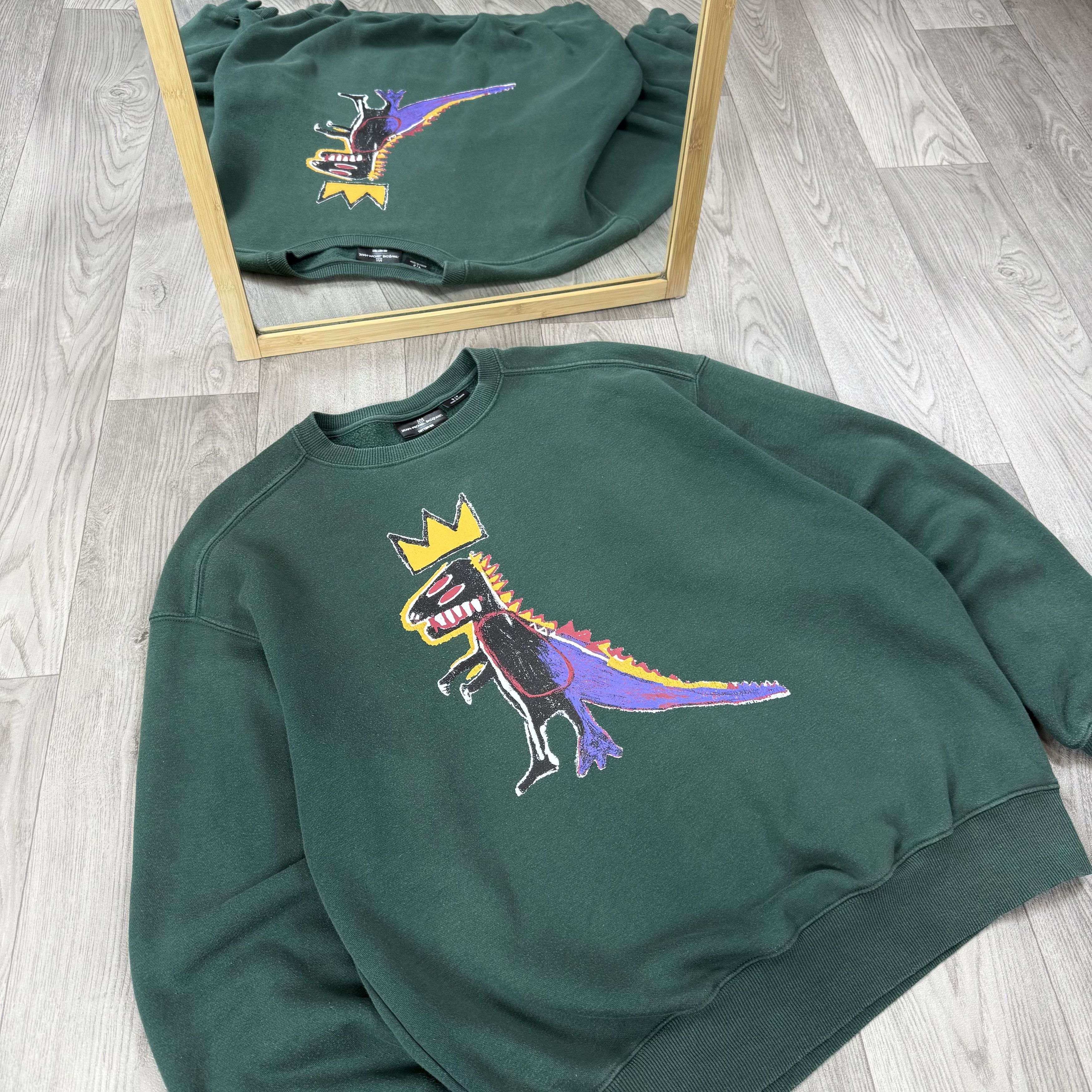 Jean-Michel Basquiat Jean-Michel Basquiat Graphic Dino Crewneck Sweatshirt Size US S / EU 44-46 / 1 - 5 Thumbnail