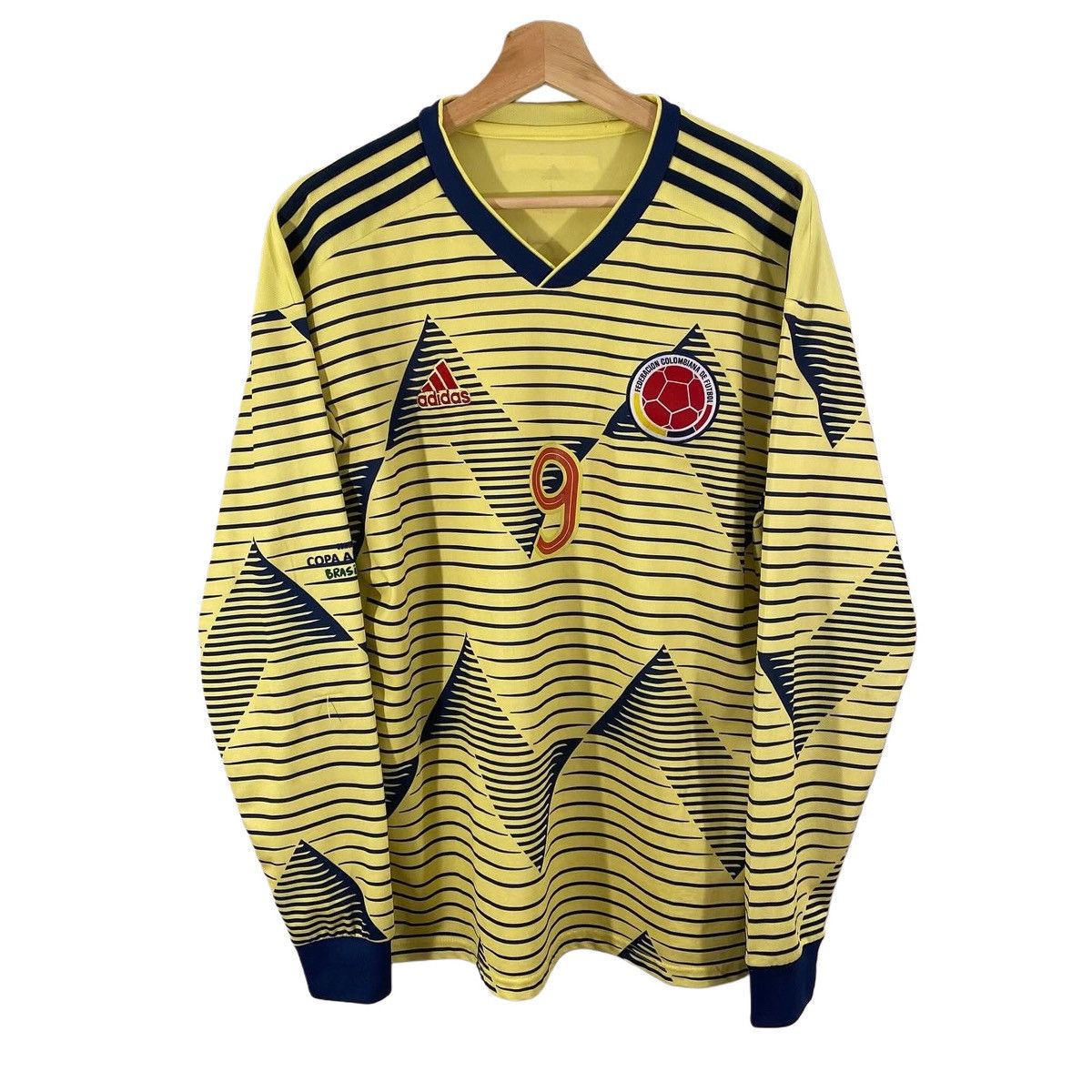 Colombia soccer jersey long sleeve clearance