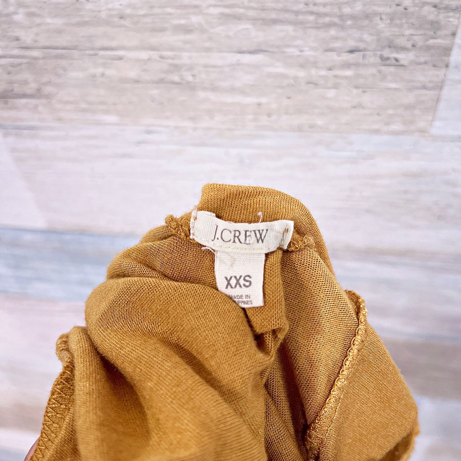 J.Crew × Vintage J CREW Wool Silk Tie Waist Tank Mustard Yellow Womens XXS Size XXS / US 00 / IT 34 - 4 Thumbnail