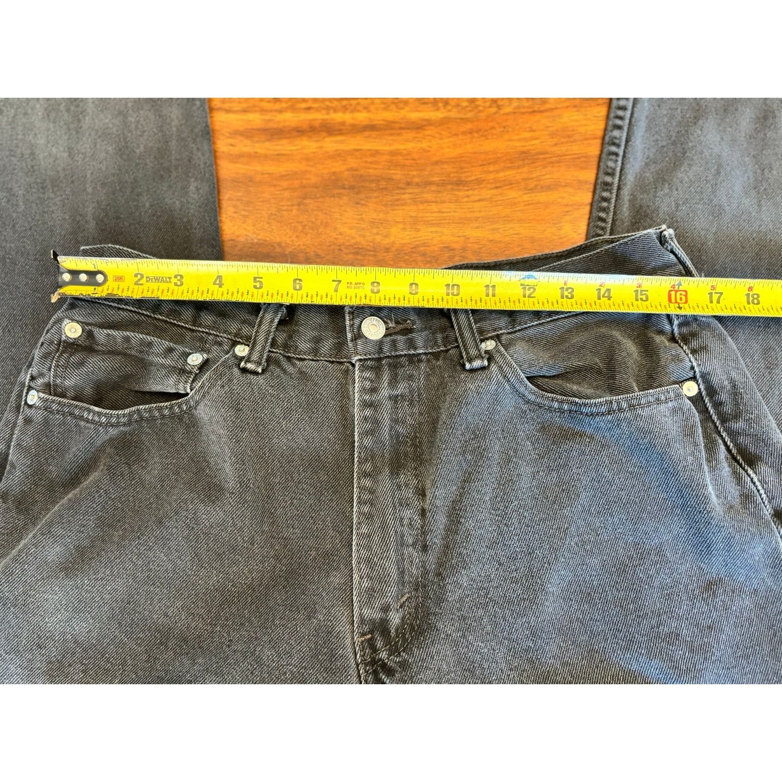 Levi's Levis Black 505 2013 Jeans Size 36x29 Size US 36 / EU 52 - 2 Thumbnail