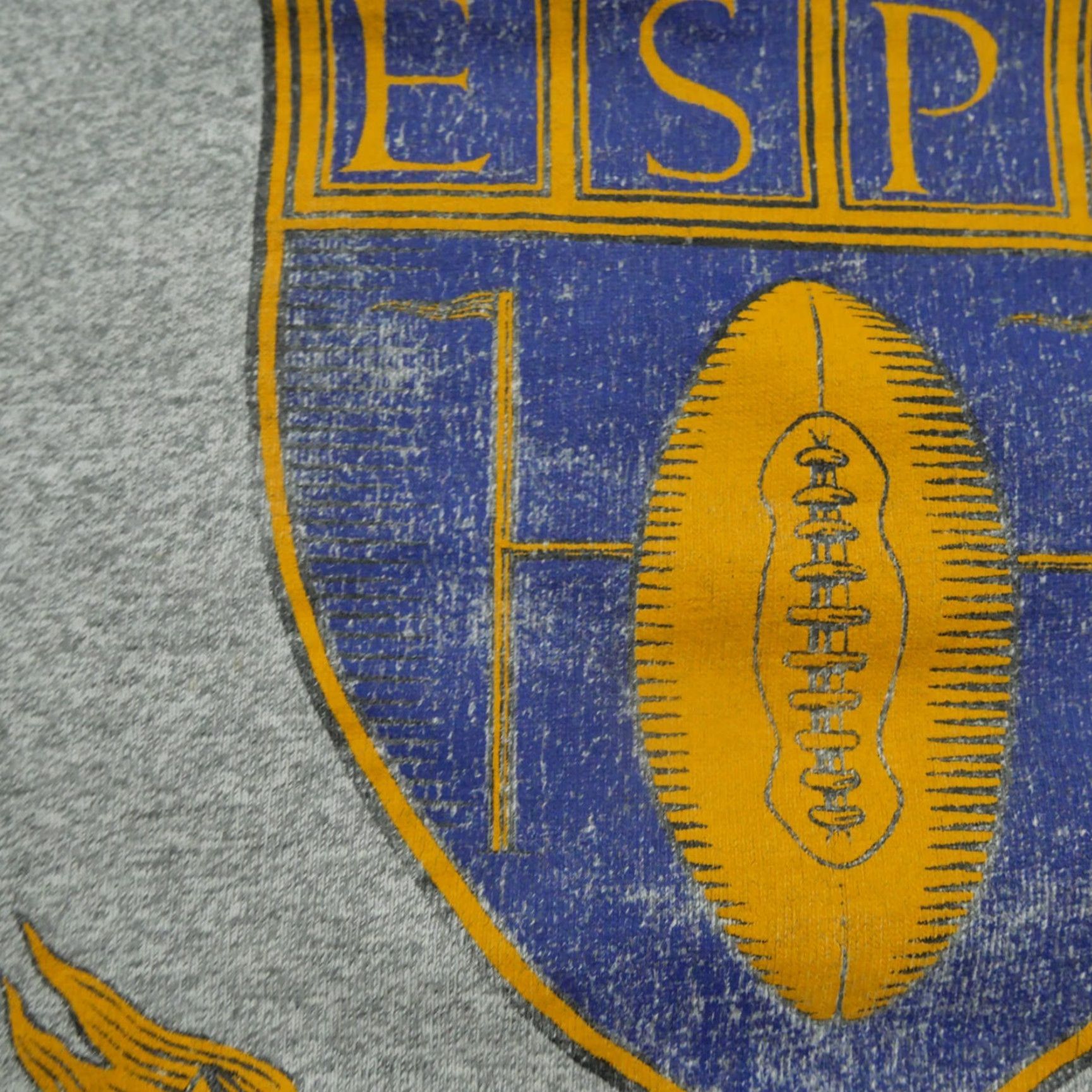 Vintage VINTAGE ESPN T SHIRT Mens 3XL Grey Long Sleeve Bristol University Football 90s Size US XXL / EU 58 / 5 - 3 Thumbnail