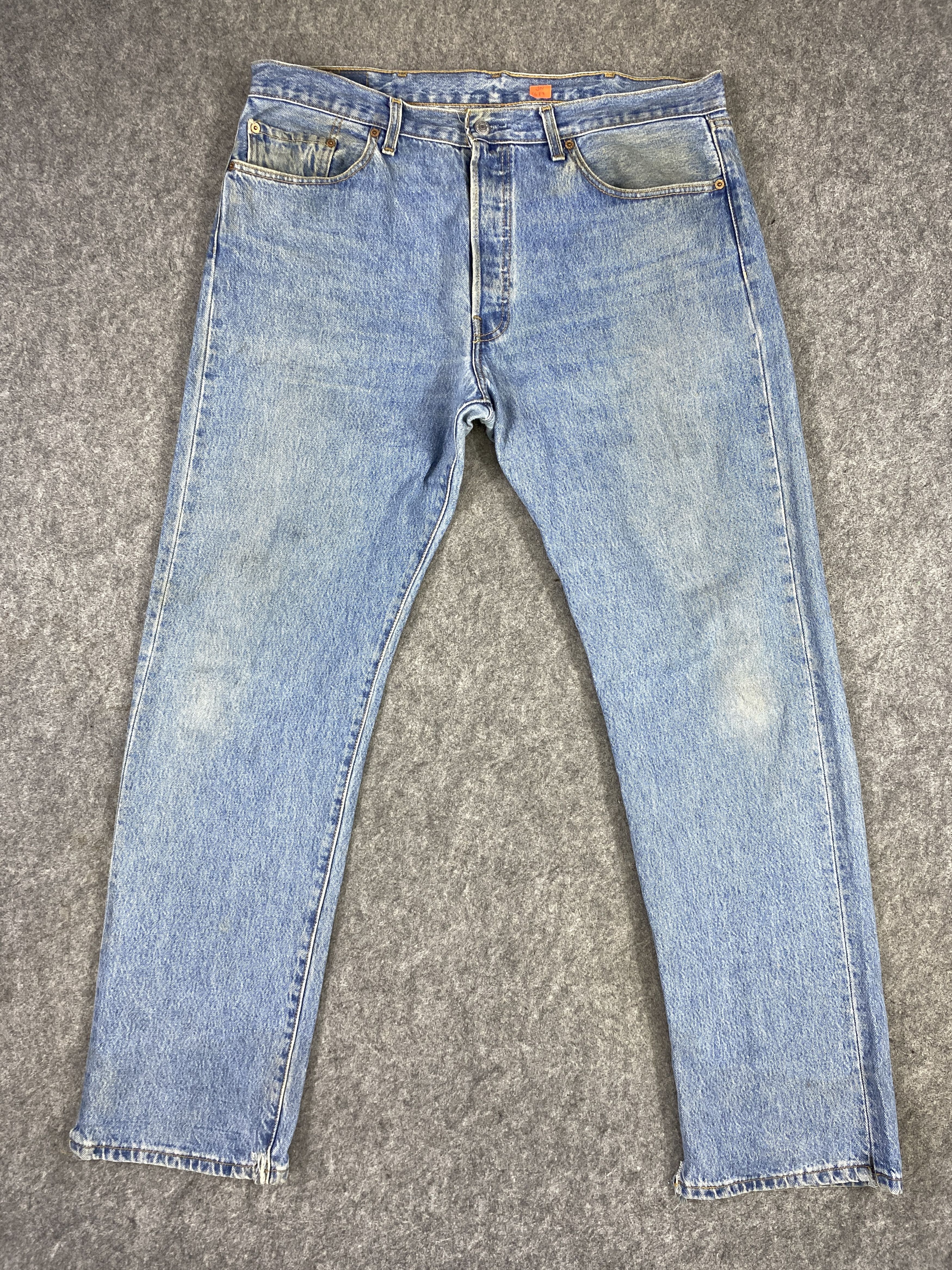 image of Distressed Denim x Levis Blue Vintage Levi's 501 Jeans 37X34 Denim -Jn1687, Men's
