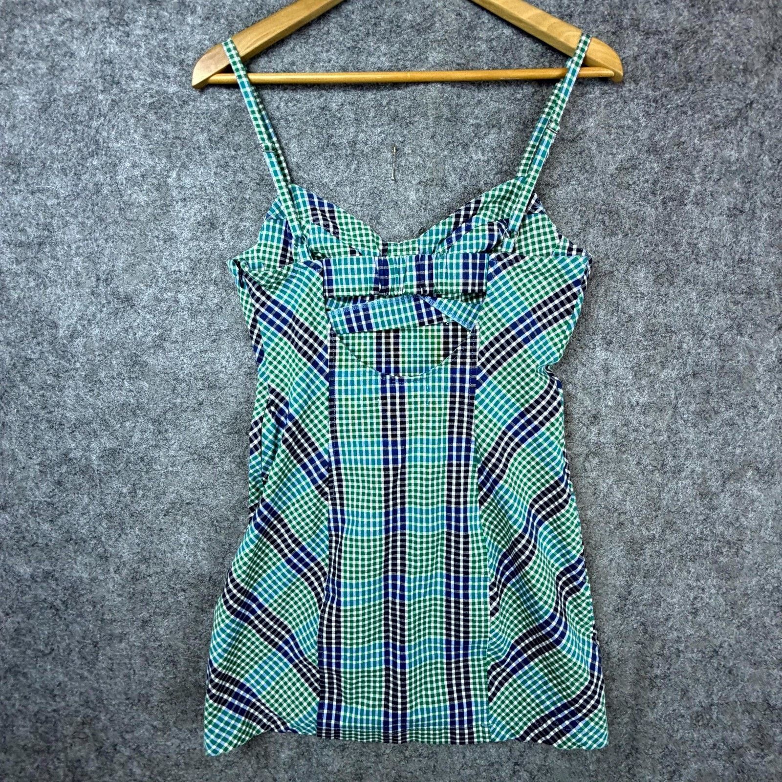 Urban Outfitters Urban Outfitters Dress Womens M Green Plaid Academia Preppy Size M / US 6-8 / IT 42-44 - 2 Thumbnail