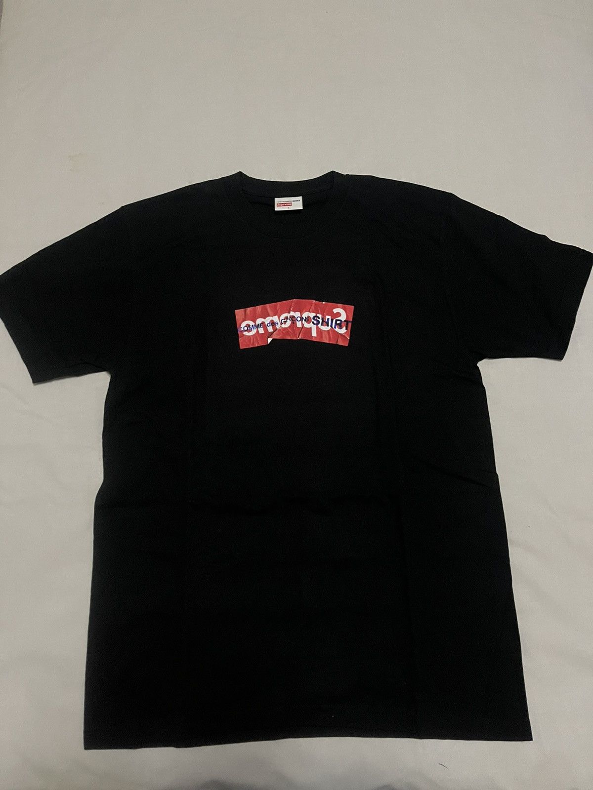 Comme des Garcons Supreme Supreme cdg shirt box logo tee black Grailed