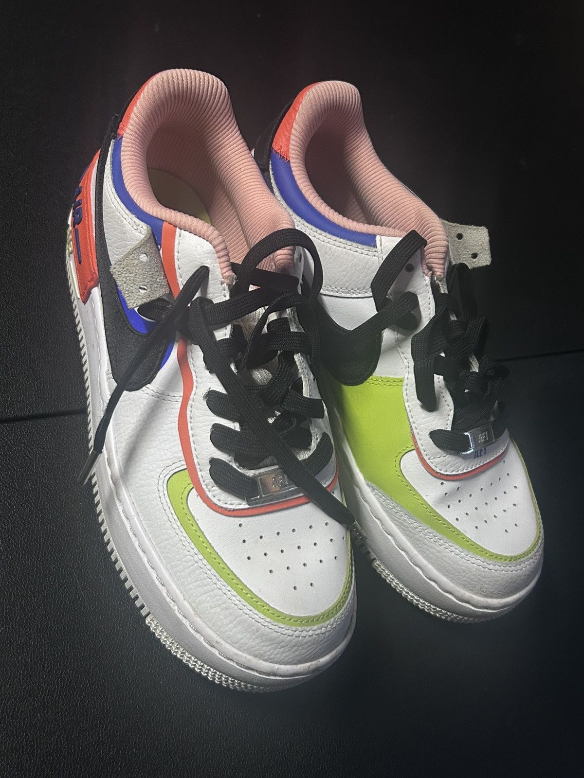 Nike Nike shadow “white multi” air force 1 Size US 8.5 / IT 38.5 - 3 Thumbnail