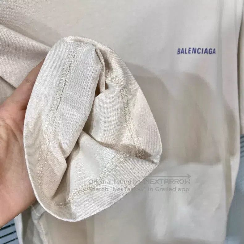 Balenciaga Balenciaga Short-sleeve T-shirt with letter print logo, be Size US XS / EU 42 / 0 - 6 Thumbnail