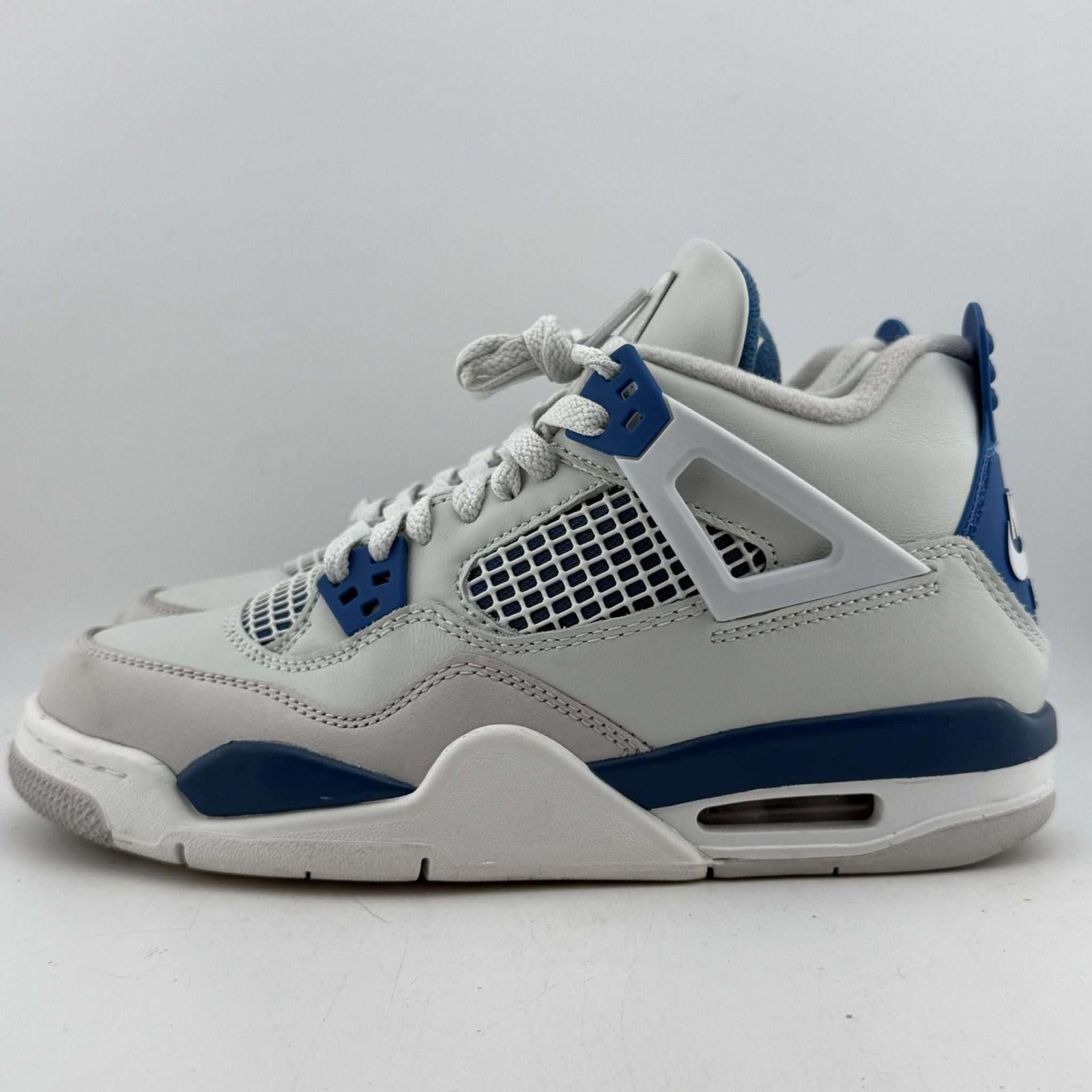 Nike Nike Air Jordan 4 Military Blue 5.5Y Used OG Box Size US 5 / EU 37 - 2 Thumbnail