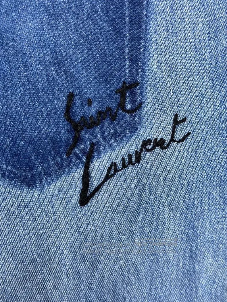 Saint Laurent Paris Saint Laurent Paris Washed Blue Jeans. Size US 30 / EU 46 - 3 Thumbnail