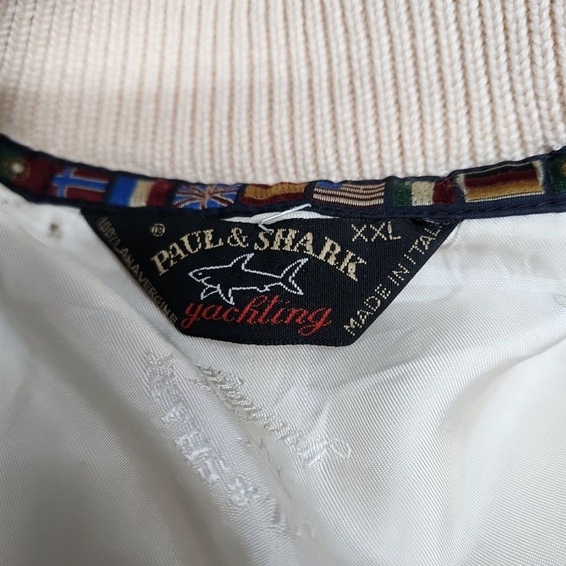 Paul & Shark VINTAGE Paul & Shark Yachting Sweat er Men 2XL Beige Virgin Wool Luxury Zip Pullover Shirt Size US XXL / EU 58 / 5 - 5 Thumbnail