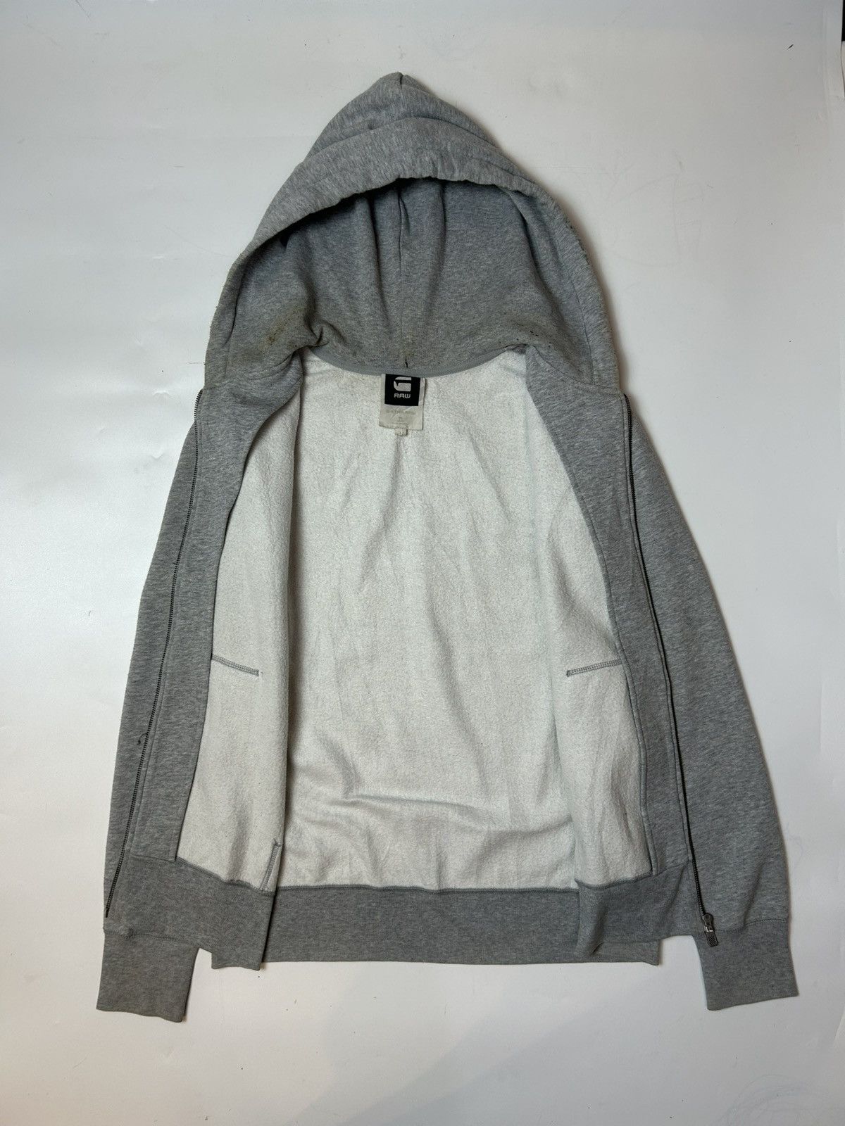 G-Star G STAR RAW HOODIE ZIPPER SWEATER Size US L / EU 52-54 / 3 - 2 Thumbnail