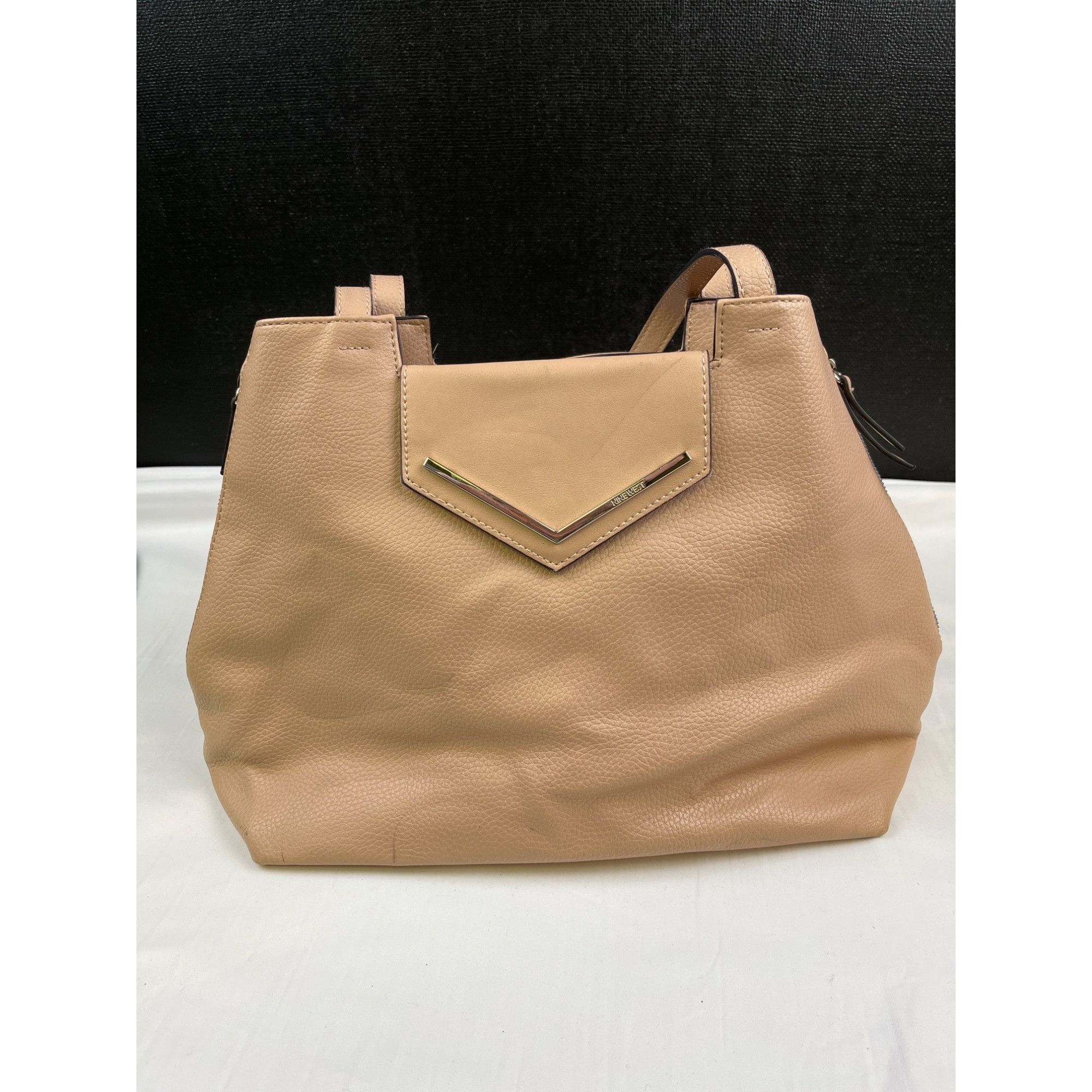 Nine West Nine West womens Tan Faux leather Shoulder Bag SKU 4178 Size ONE SIZE - 2 Thumbnail