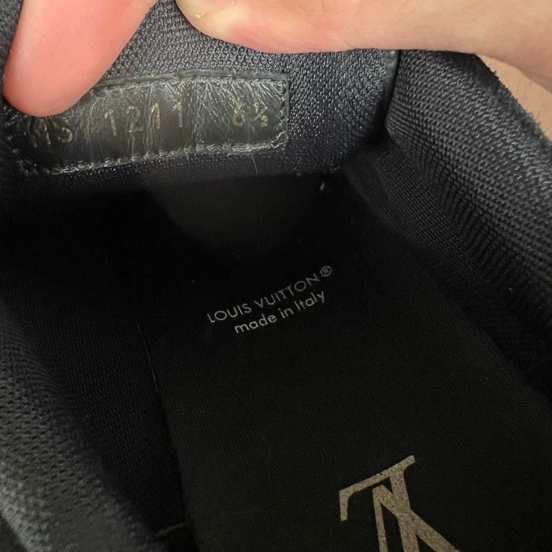 Louis Vuitton Louis Vuitton Black Monogram Trainer Sneakers-2506 Size US 6.5 / EU 39-40 - 6 Thumbnail