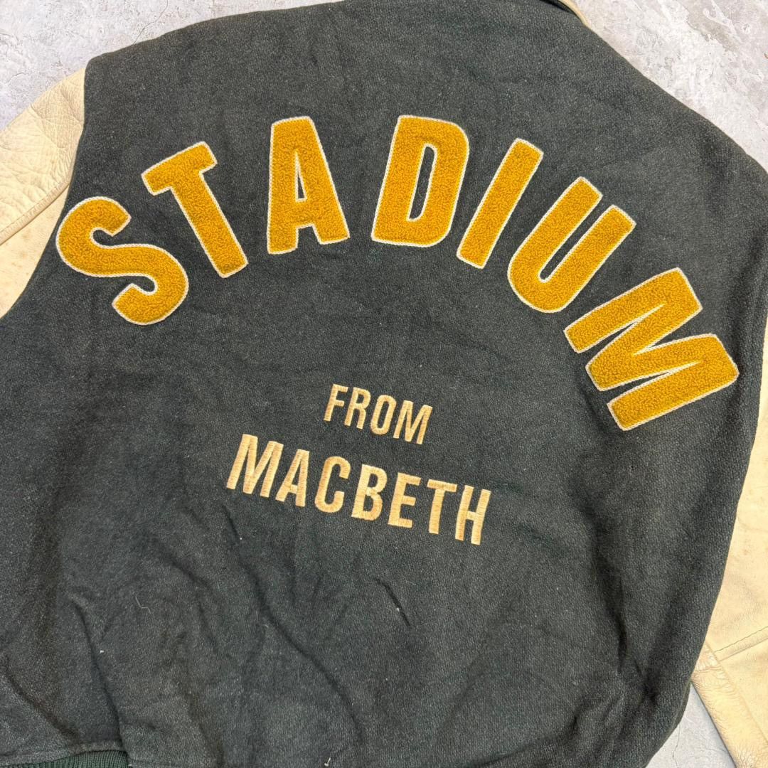 Macbeth VINTAGE STADIUM FROM MACBETH LEATHER VARSITY JACKET Size US M / EU 48-50 / 2 - 4 Thumbnail