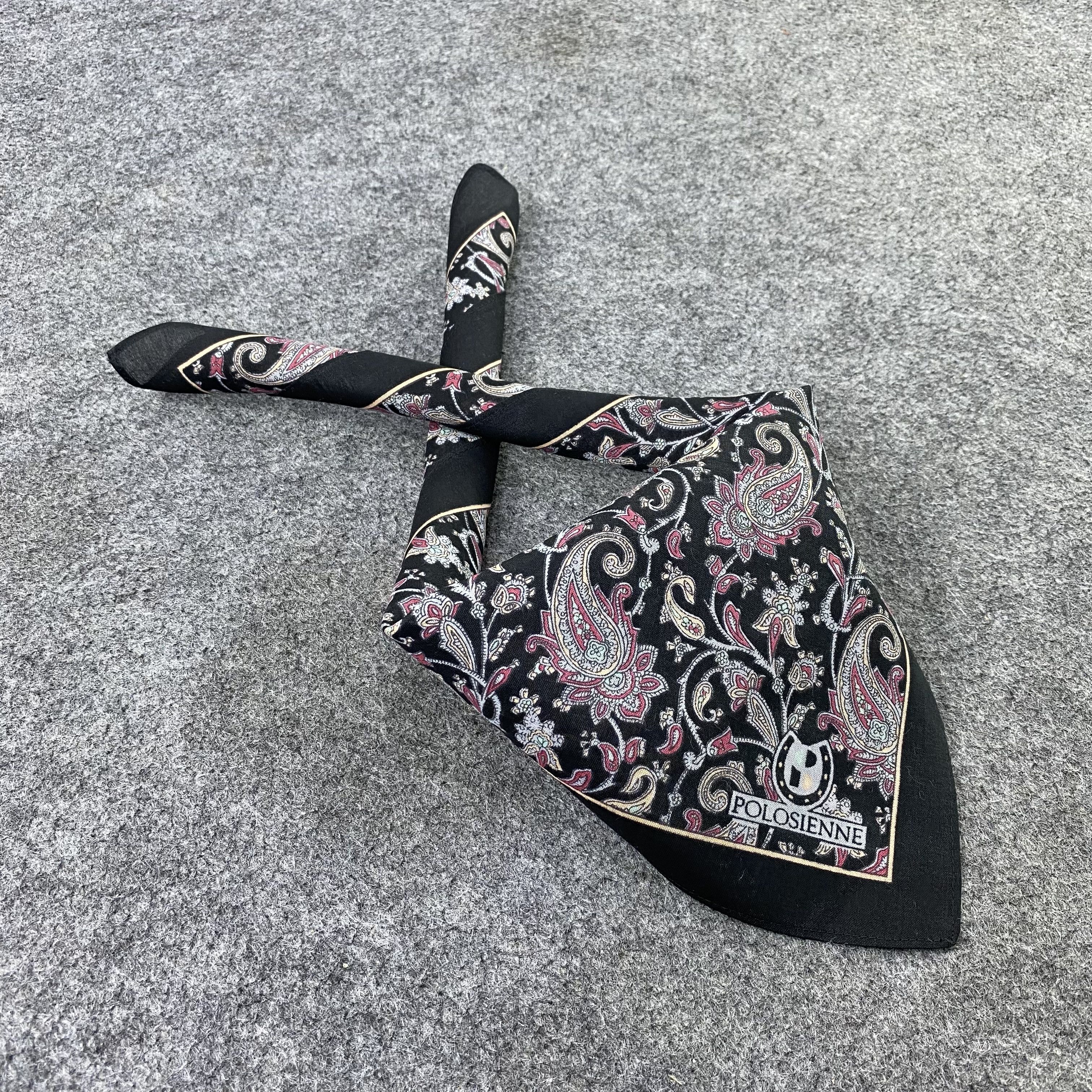 Other POLOSIENNE handkerchief bandana handky paisley-B1440 Size ONE SIZE - 1 Thumbnail