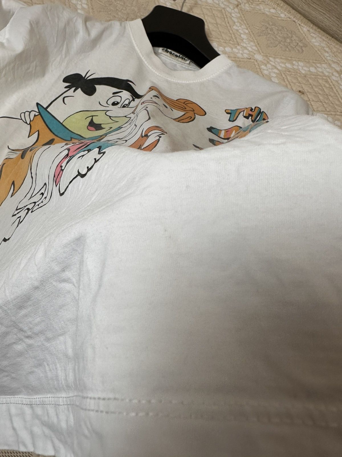 Cartoon Network 🔥 The Flintstones Family Cartoon Vintage Oversized T-Shirt Size US S / EU 44-46 / 1 - 7 Thumbnail