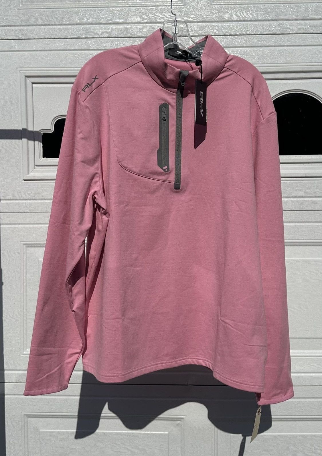 RLX Ralph Lauren RLX Ralph Lauren Men's Pink and Grey Golf Jacket Size US M / EU 48-50 / 2 - 6 Thumbnail