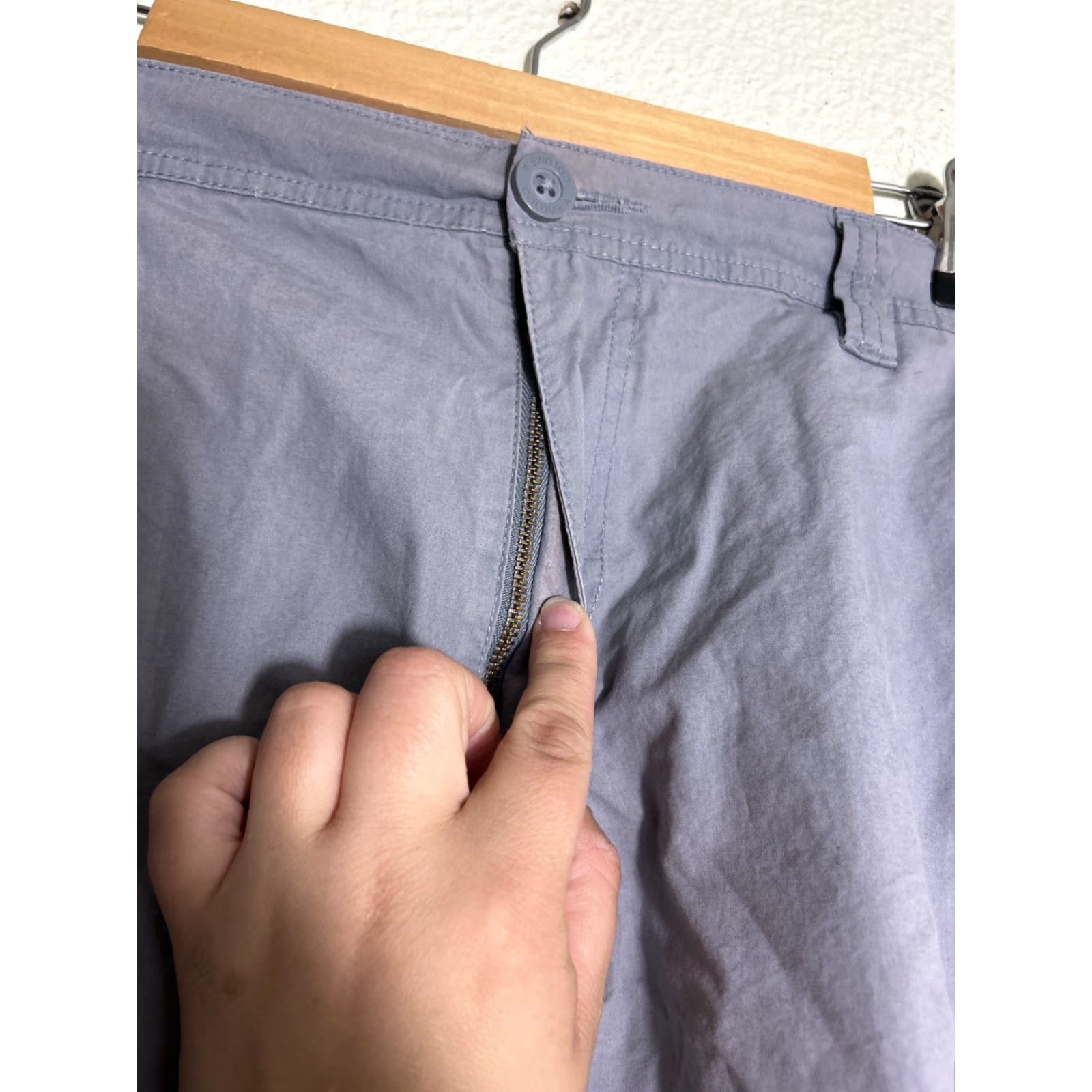 Vintage Columbia Men Shorts 38x10 Gray 100% Cotton Hiking Fishing Chino Reg Mens Size US 38 / EU 54 - 5 Thumbnail