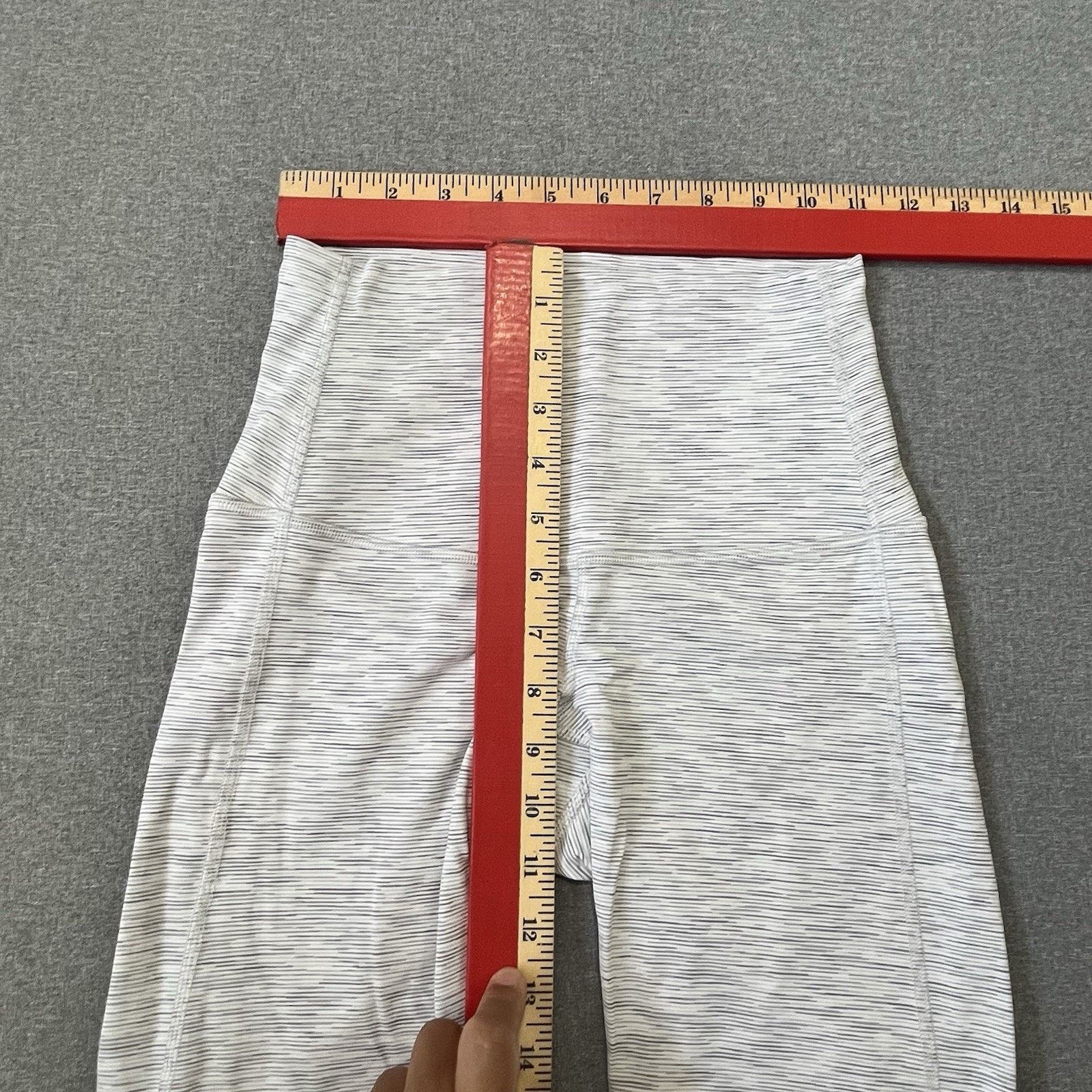 Lululemon Lululemon Wunder Under Crop Tights HR Scp LW6BI8S Size 4 Size 27" / US 4 / IT 40 - 5 Thumbnail
