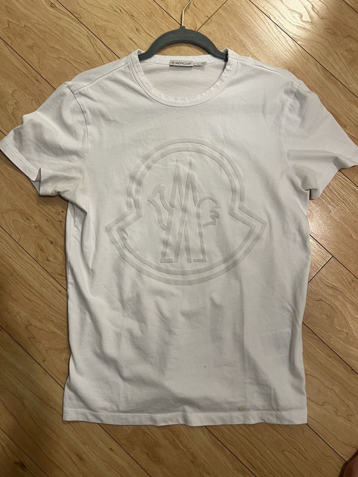 image of Moncler T-Shirt in White, Men's (Size Small)