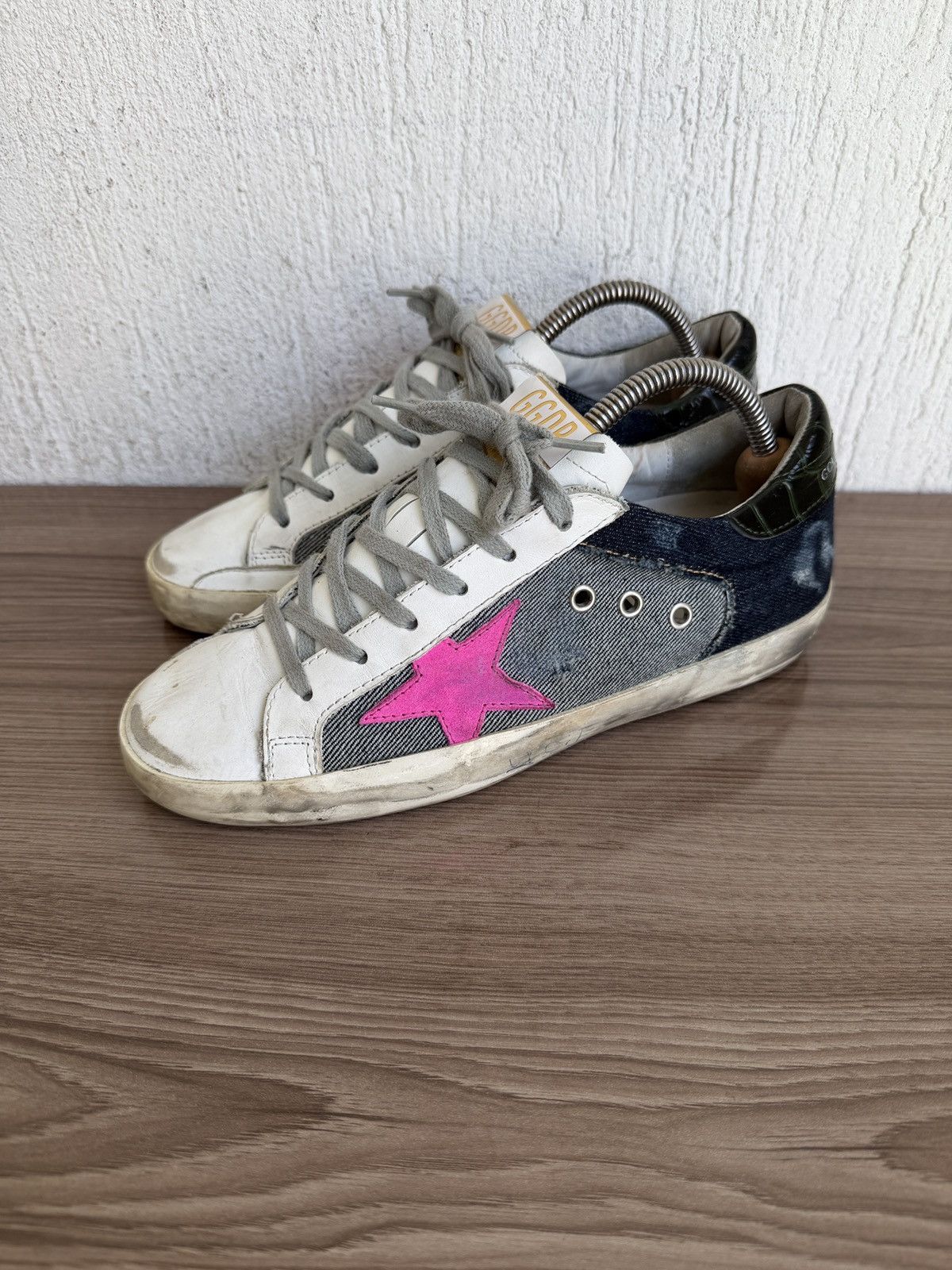 Golden Goose Pink star superstar trainers Size US 8 / IT 38 - 2 Thumbnail