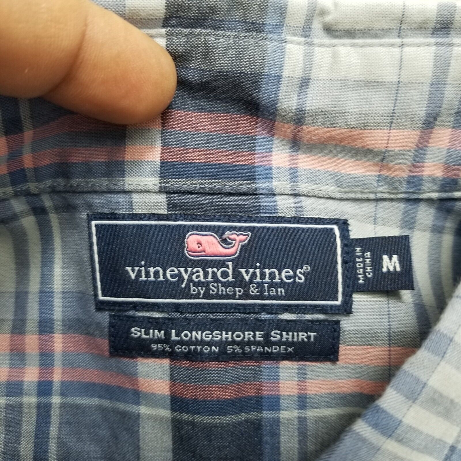 Vineyard Vines Vineyard Vines M Plaid Casual Button Up Long Sleeve Pocket Size US M / EU 48-50 / 2 - 7 Thumbnail