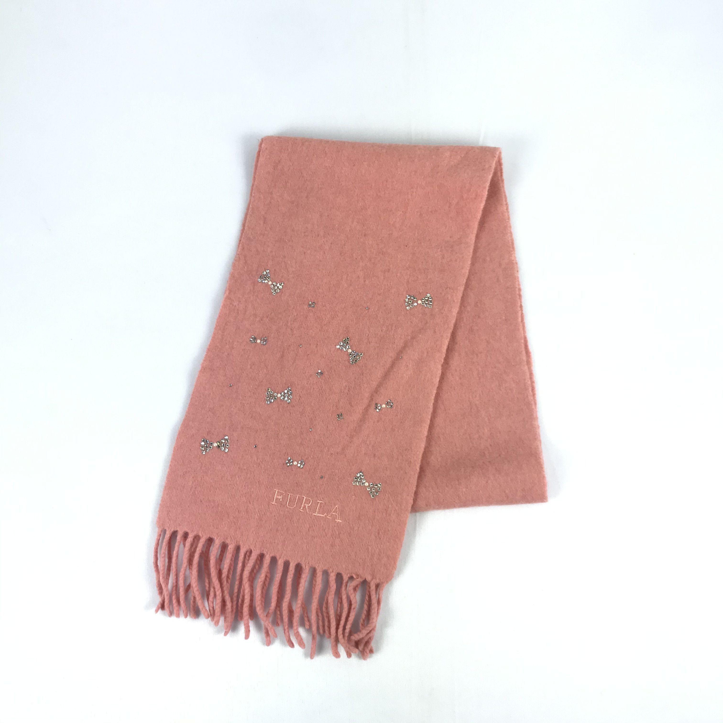 Furla Vintage Furla Scarf Muffler Wool Scarves Size ONE SIZE - 2 Thumbnail