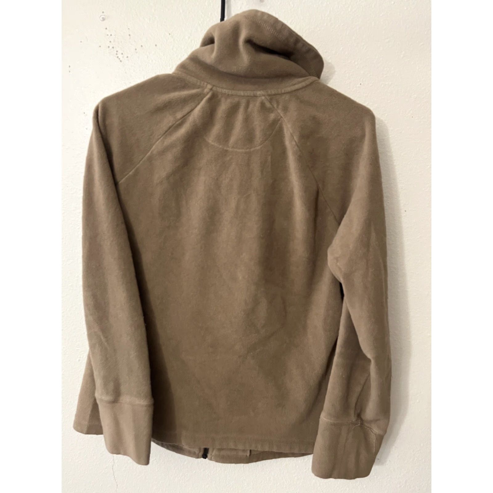 Calvin Klein Calvin Klein Performance Full Zip Sweatshirt Women's Medium Brown Blush Activewear Mock Neck Long Sleeve Embroidered Size M / US 6-8 / IT 42-44 - 4 Thumbnail