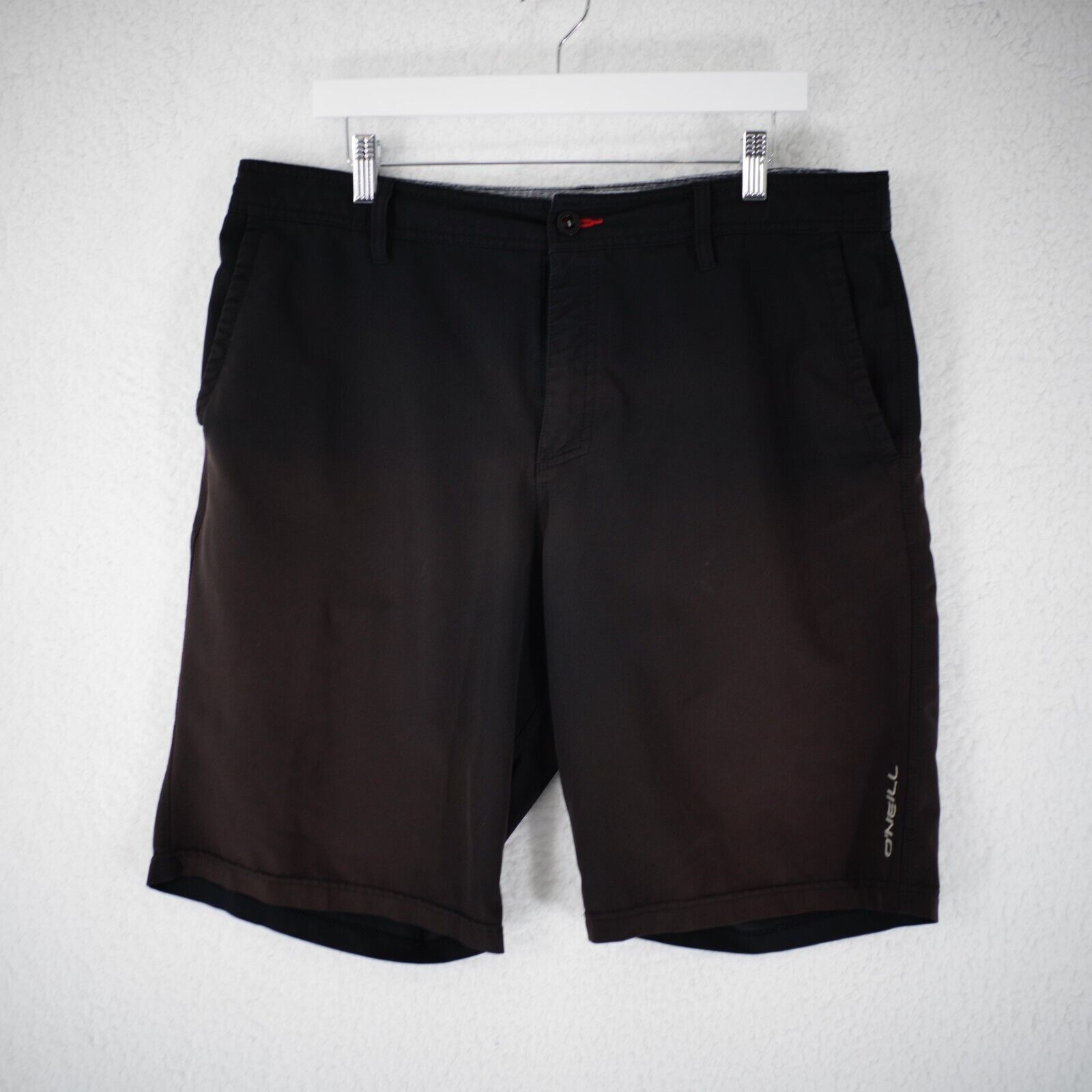O'Neill DAMAGED Faded O'Neil Black High Rise Polyester Elastane Shor Size US 36 / EU 52 - 1 Thumbnail
