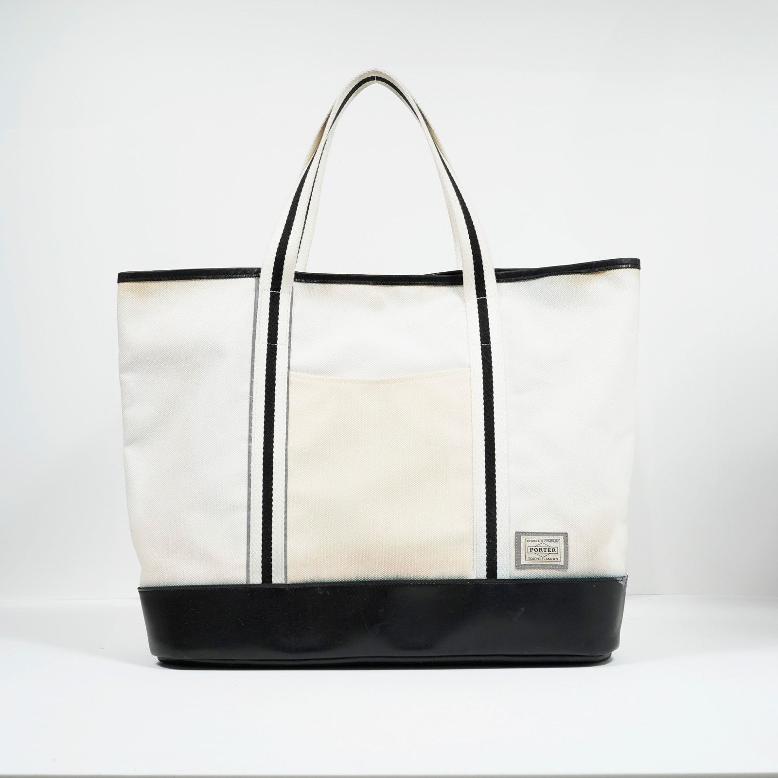 Porter PORTER × Cycle Canvas Tote Bag Large Leather Bottom Japan Size ONE SIZE - 1 Thumbnail