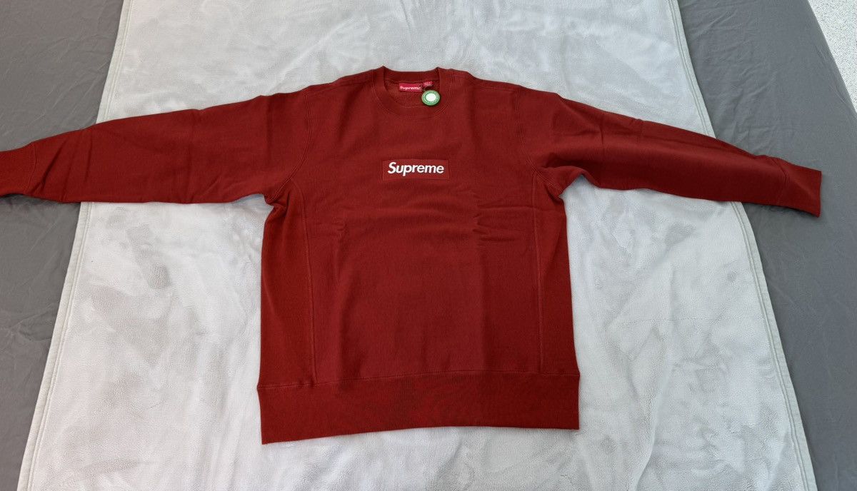 Supreme Supreme Box Logo Crewneck FW18 Size US M / EU 48-50 / 2 - 1 Thumbnail