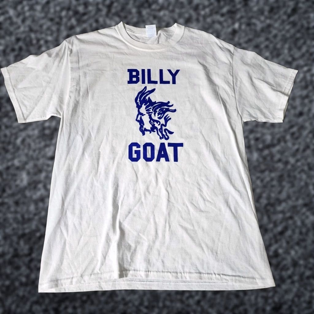 Port & Company Port & Company Mens L T-Shirt White Double-Sided SNL Billy Goat Tavern Chicago 90s Crew Neck Short Sleeve Shirt Size US L / EU 52-54 / 3 - 1 Thumbnail