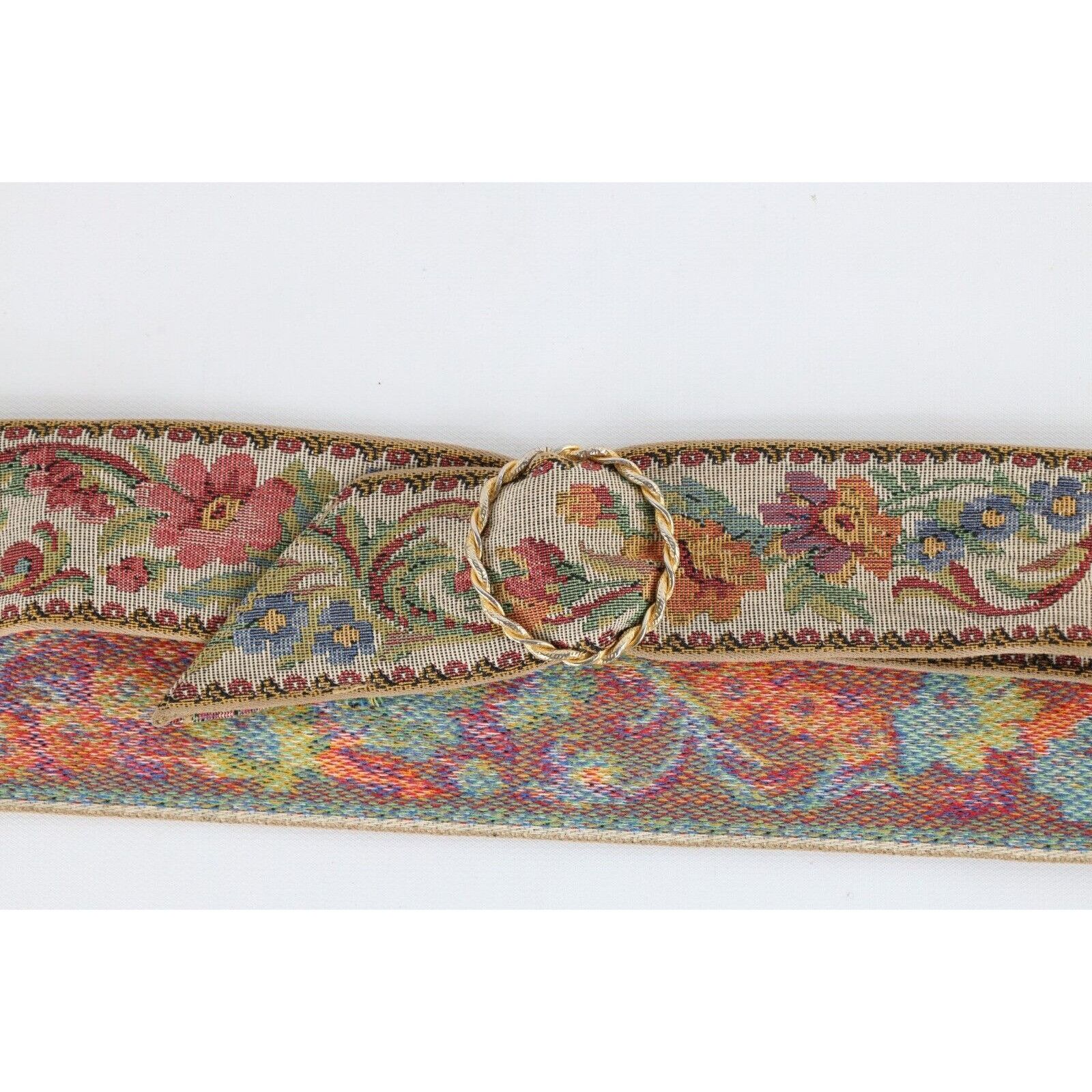 Vintage Vintage 60s 70s Mid Century Modern MCM Tapestry Belt Size ONE SIZE - 2 Thumbnail