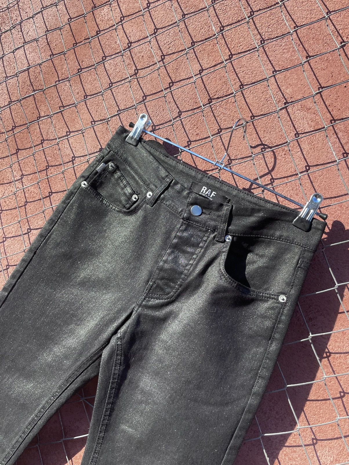Raf by Raf Simons RAF by Raf simons shiny coated jeans Size US 30 / EU 46 - 4 Thumbnail